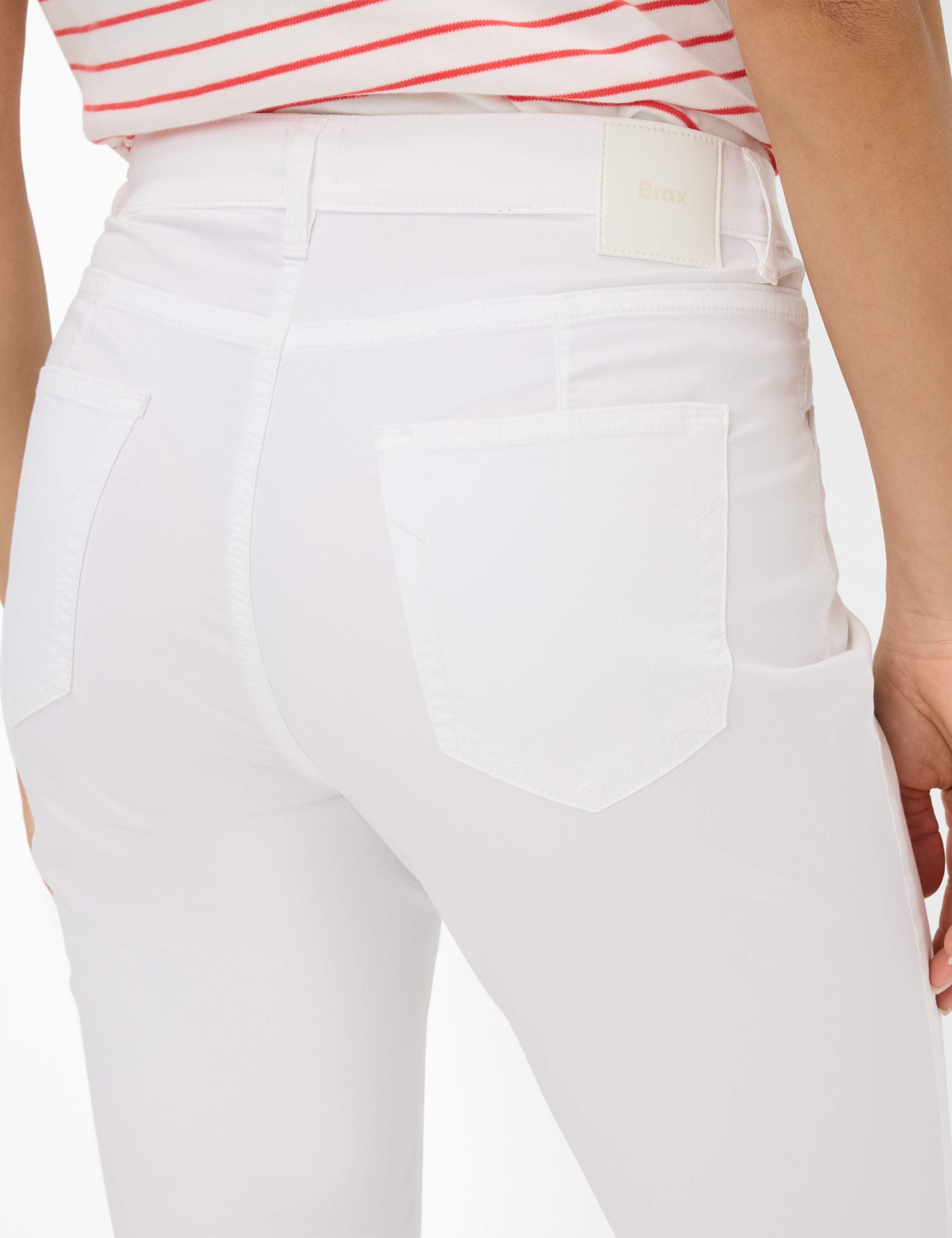 Dame Style MARY Hvid Regular Fit Detalje 2