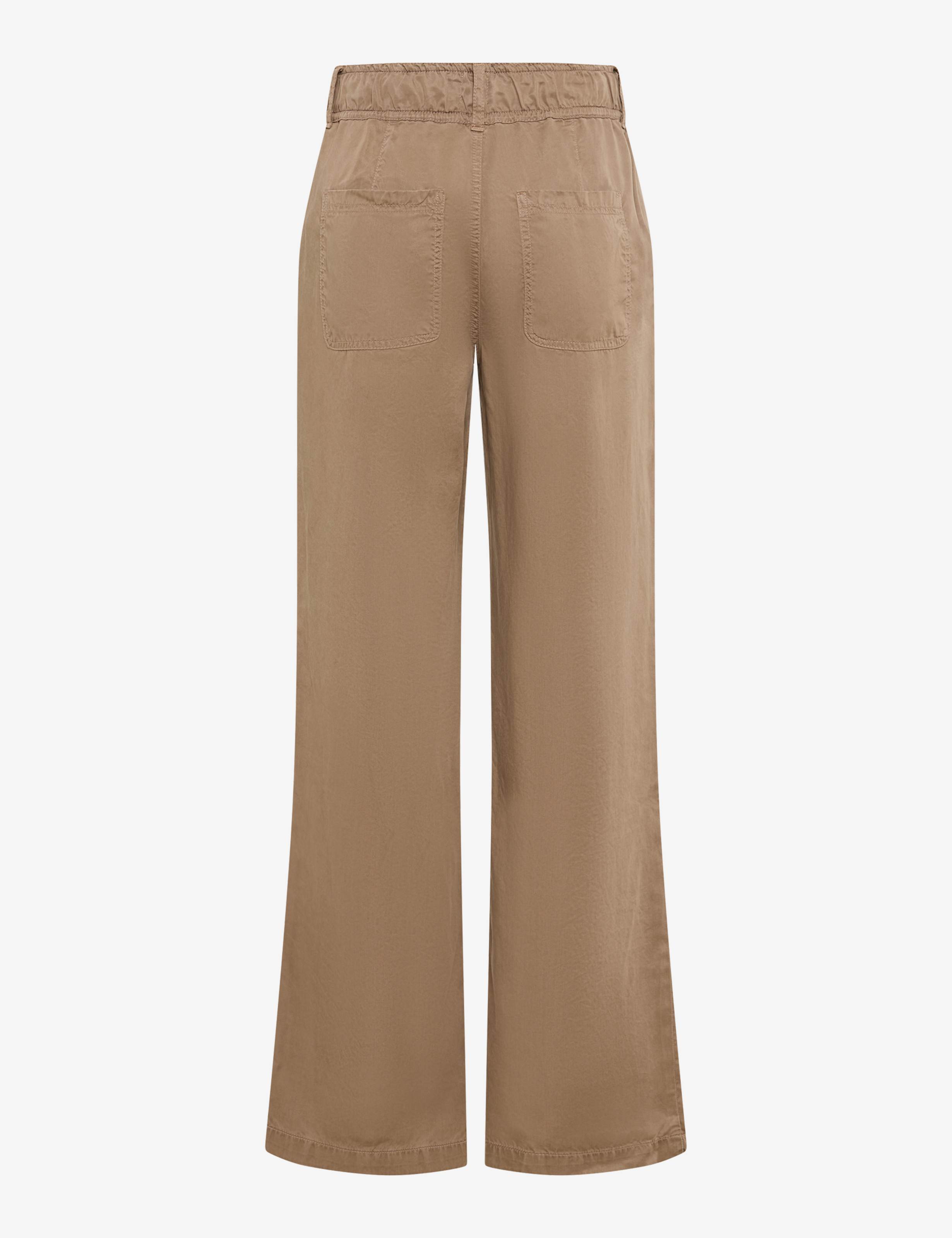 Women Style MAINE Brown Wide Leg Stand-alone rear view