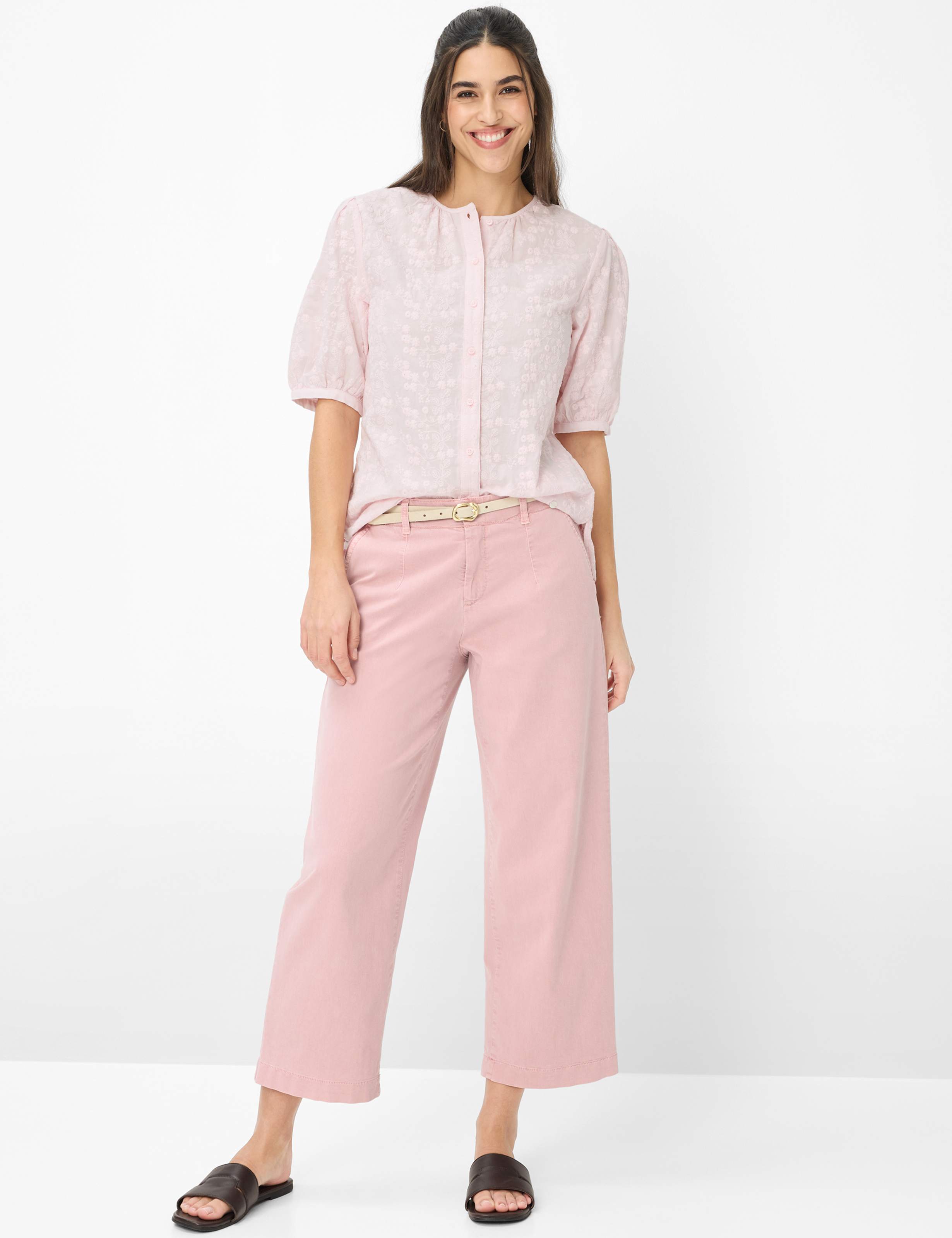 Women Style MAINE S Rose Wide Leg Model Outfit