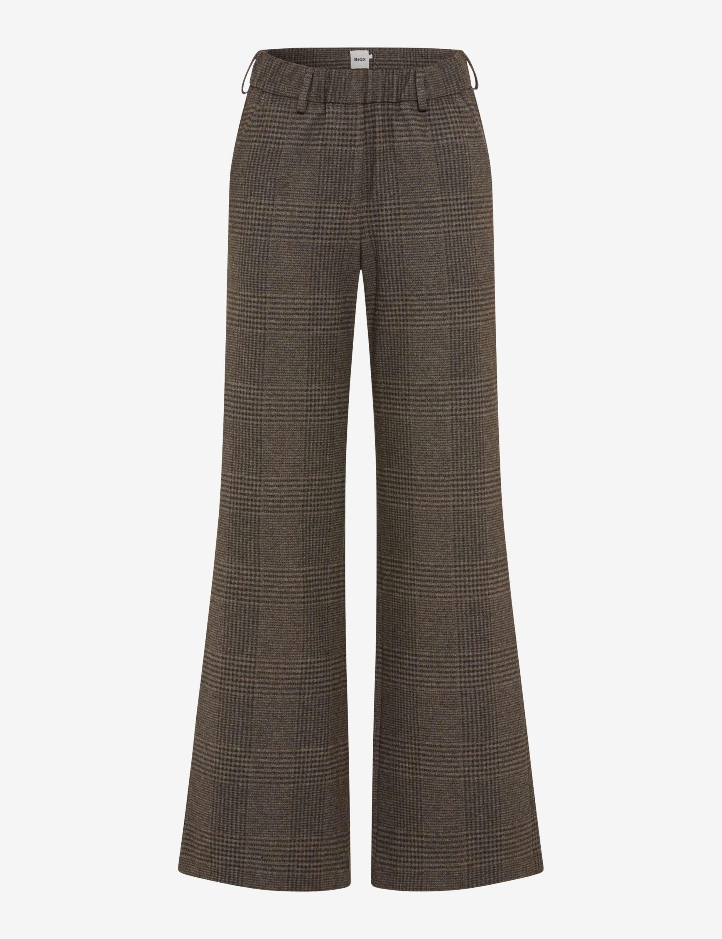 Femme Style MAINE Marron Wide Leg Détourage avant