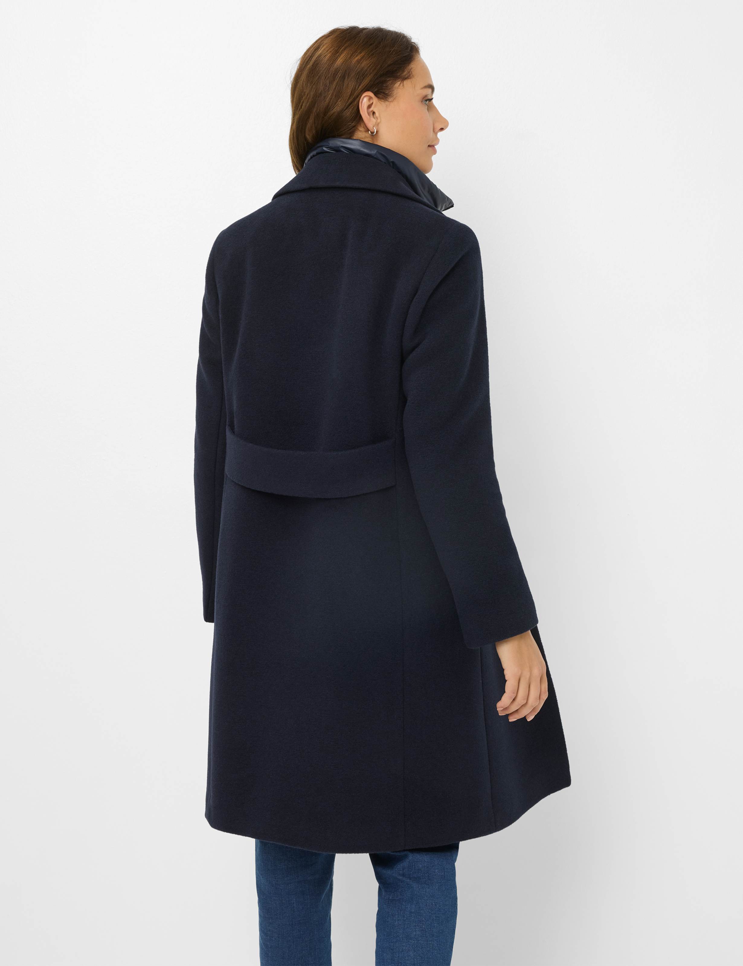 Thumbnail - Brax Damen Kurzmantel Style MILANO navy, dunkelblau, Gr. 44