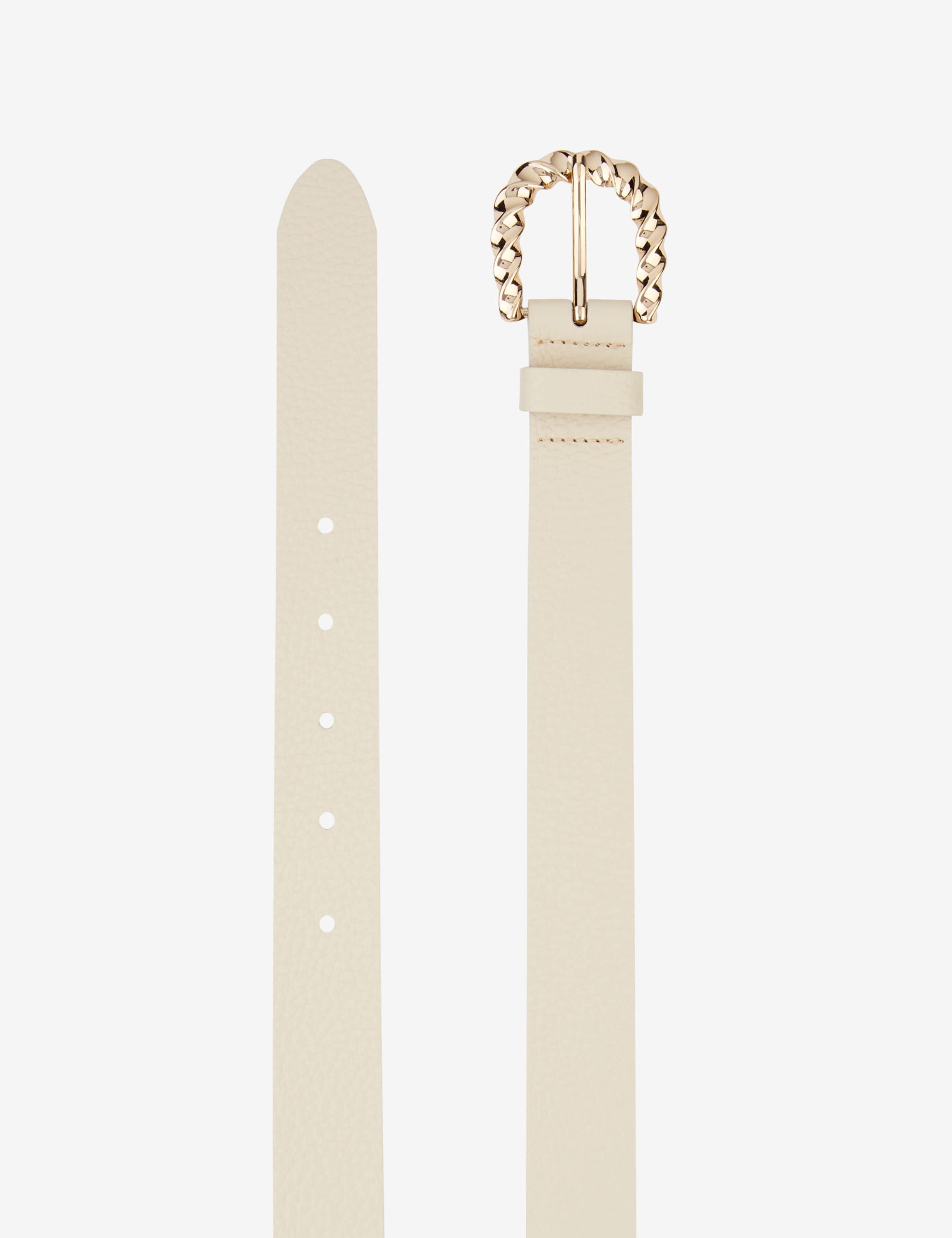 Dame Style KVINDERS BÆLTE Lysbeige  Model Outfit