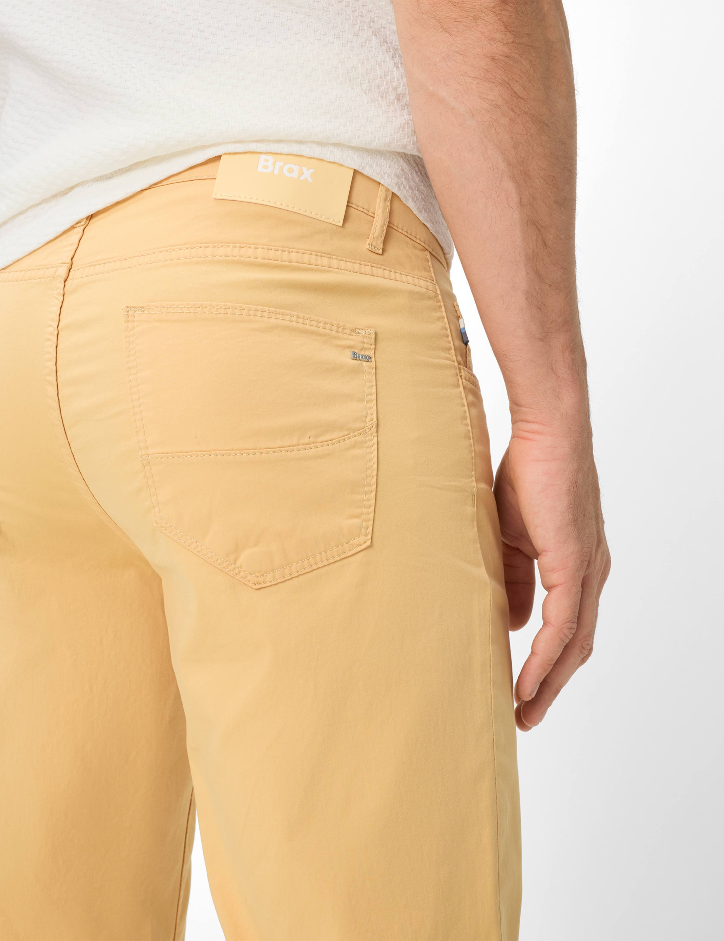 Homme Style CADIZ Jaune Straight Fit Détail 2