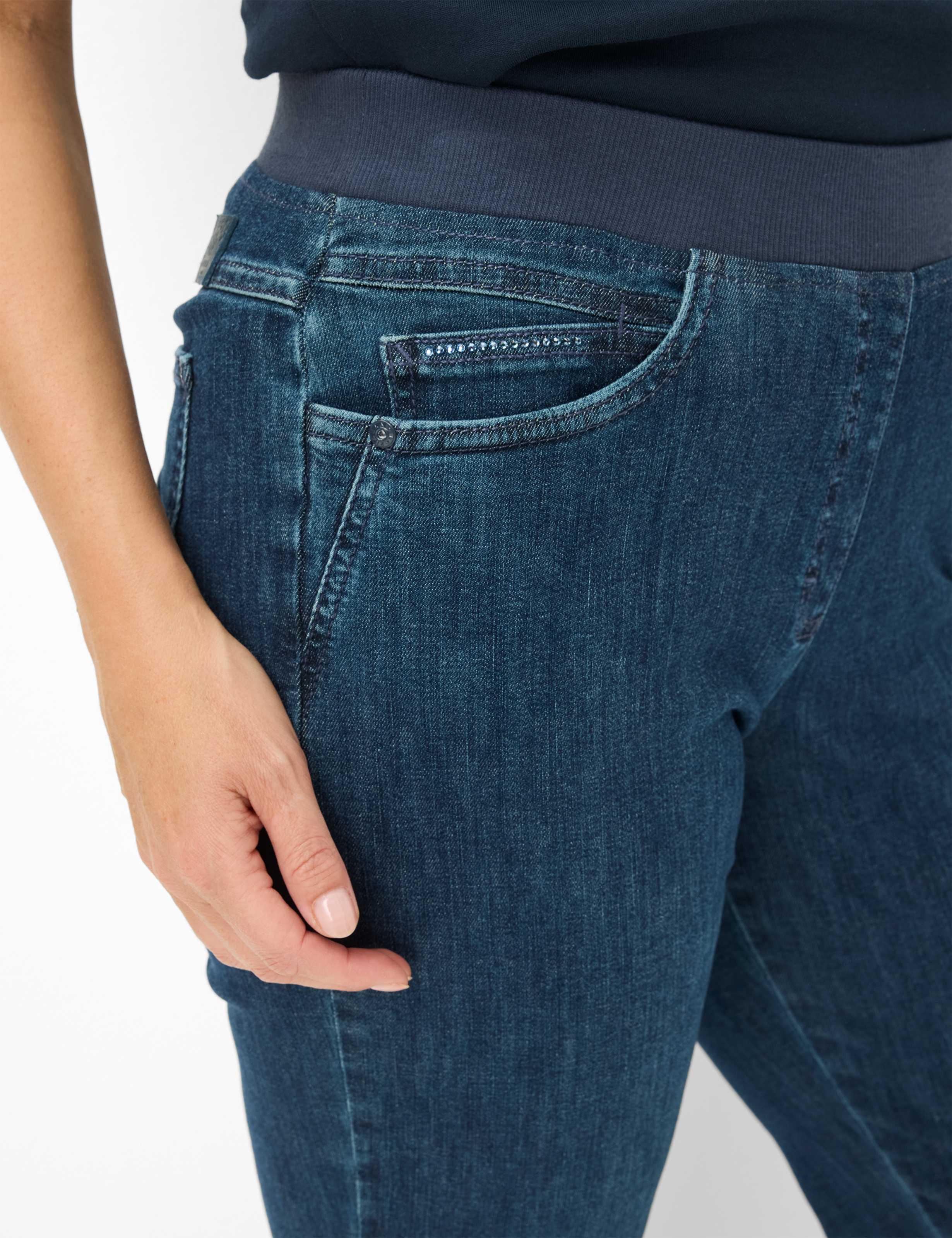 Damen Style CARINA Denim Blau Comfort Plus Fit Detail 2