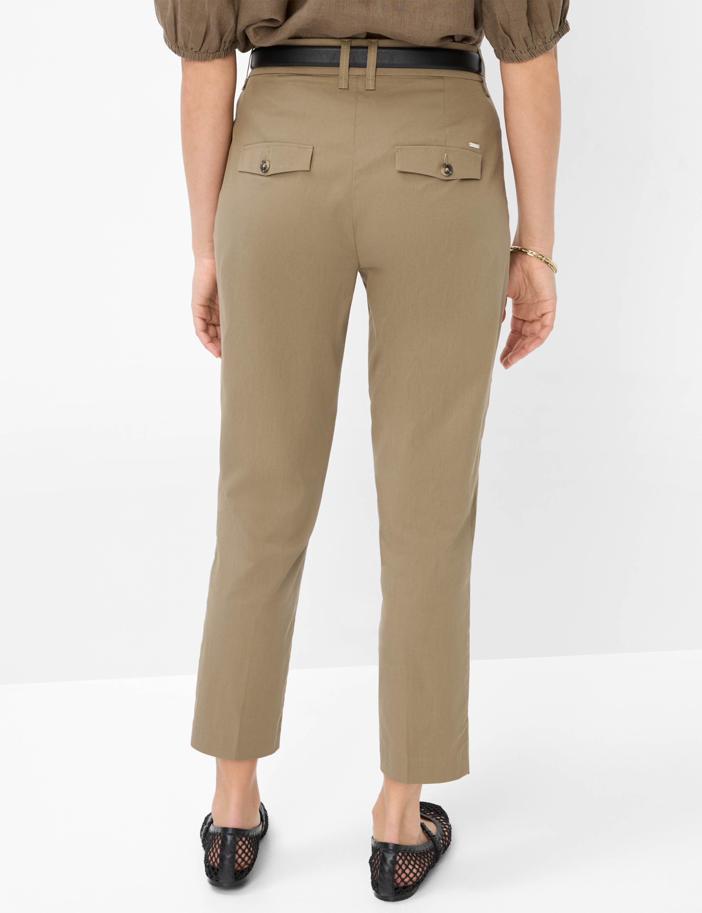 Femme Style MARA S Vert - Olive Regular Fit Dos mannequin