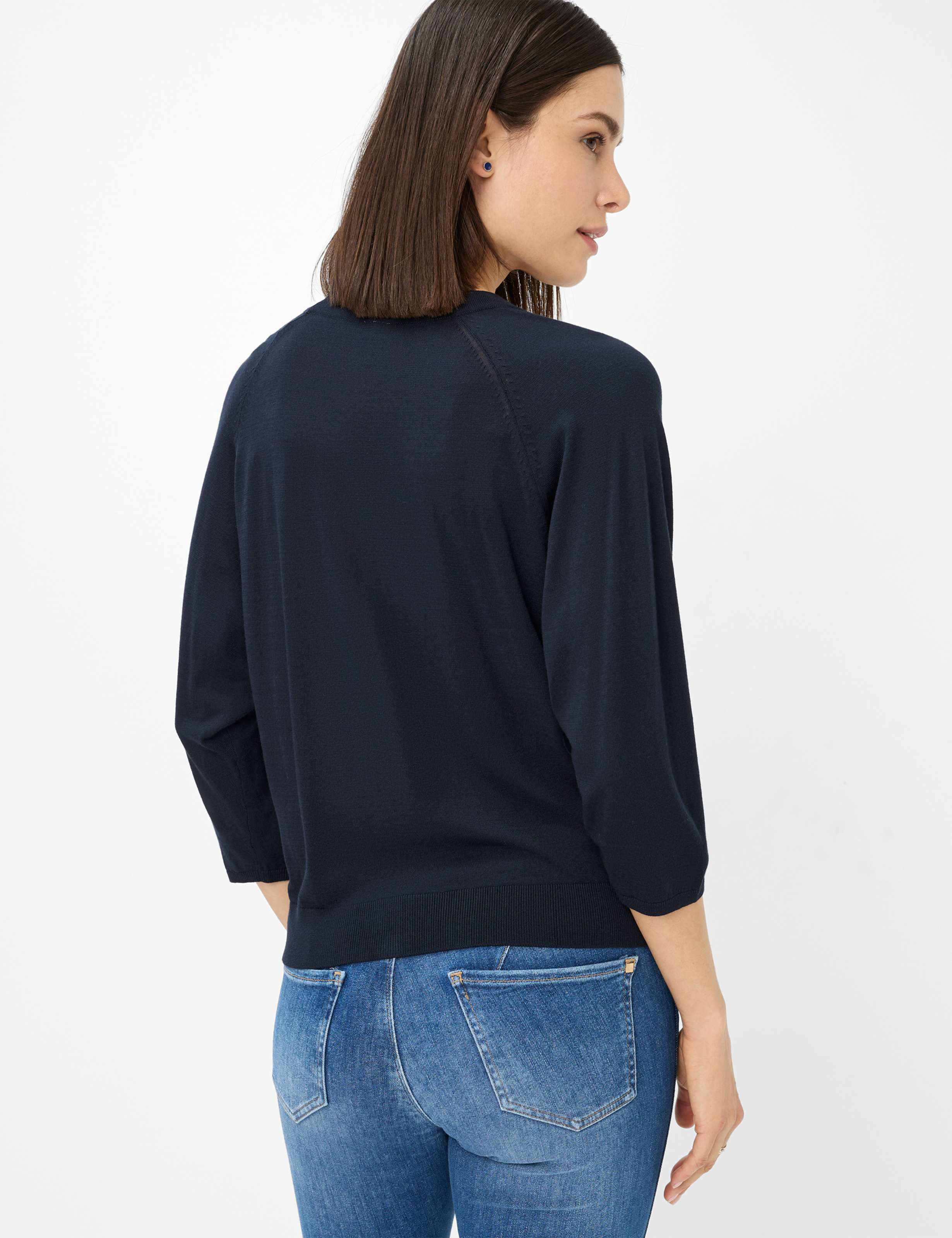 Dames Style ANIQUE Donkerblauw  Model achterkant