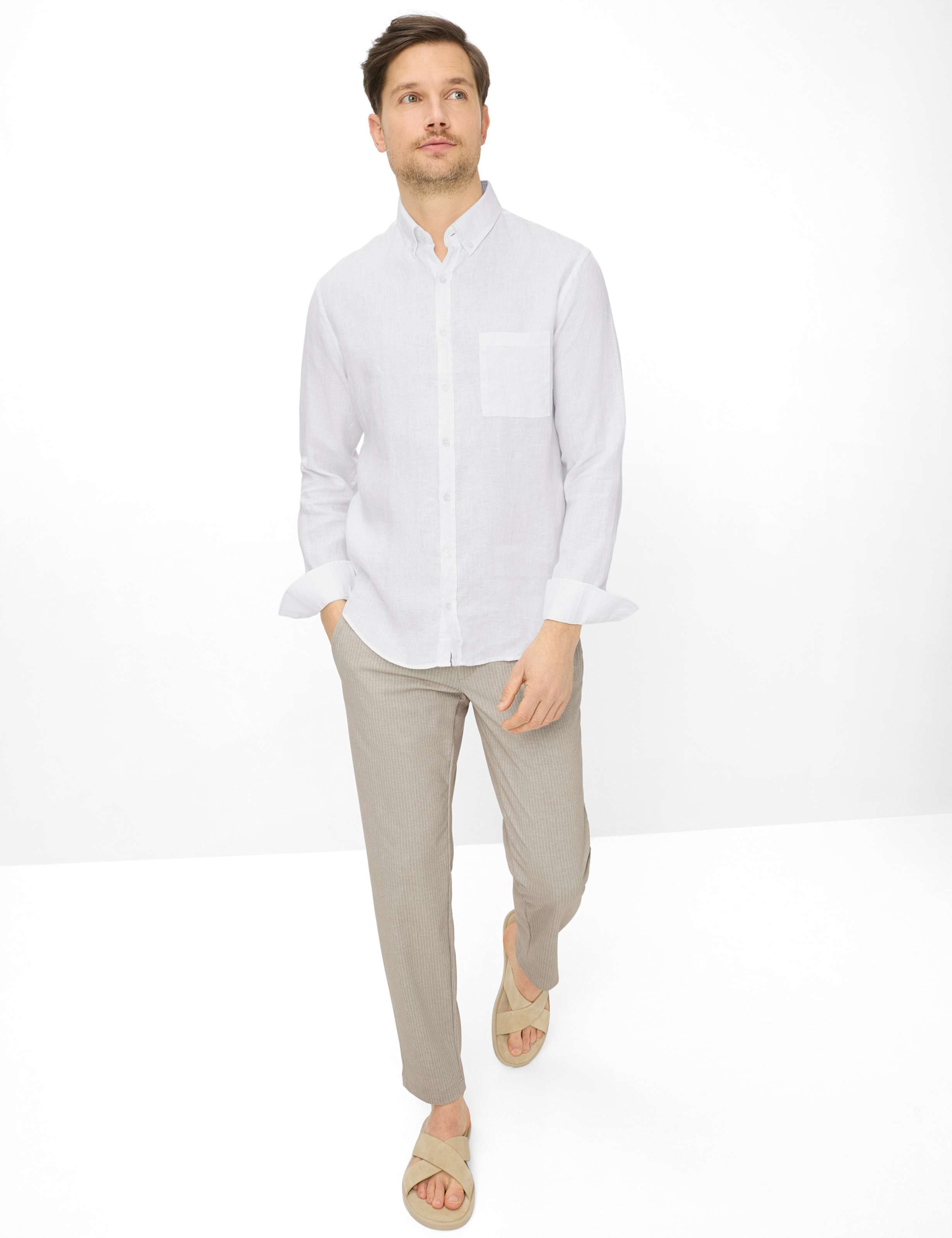 Herren Style DANIEL Weiß  Model Outfit