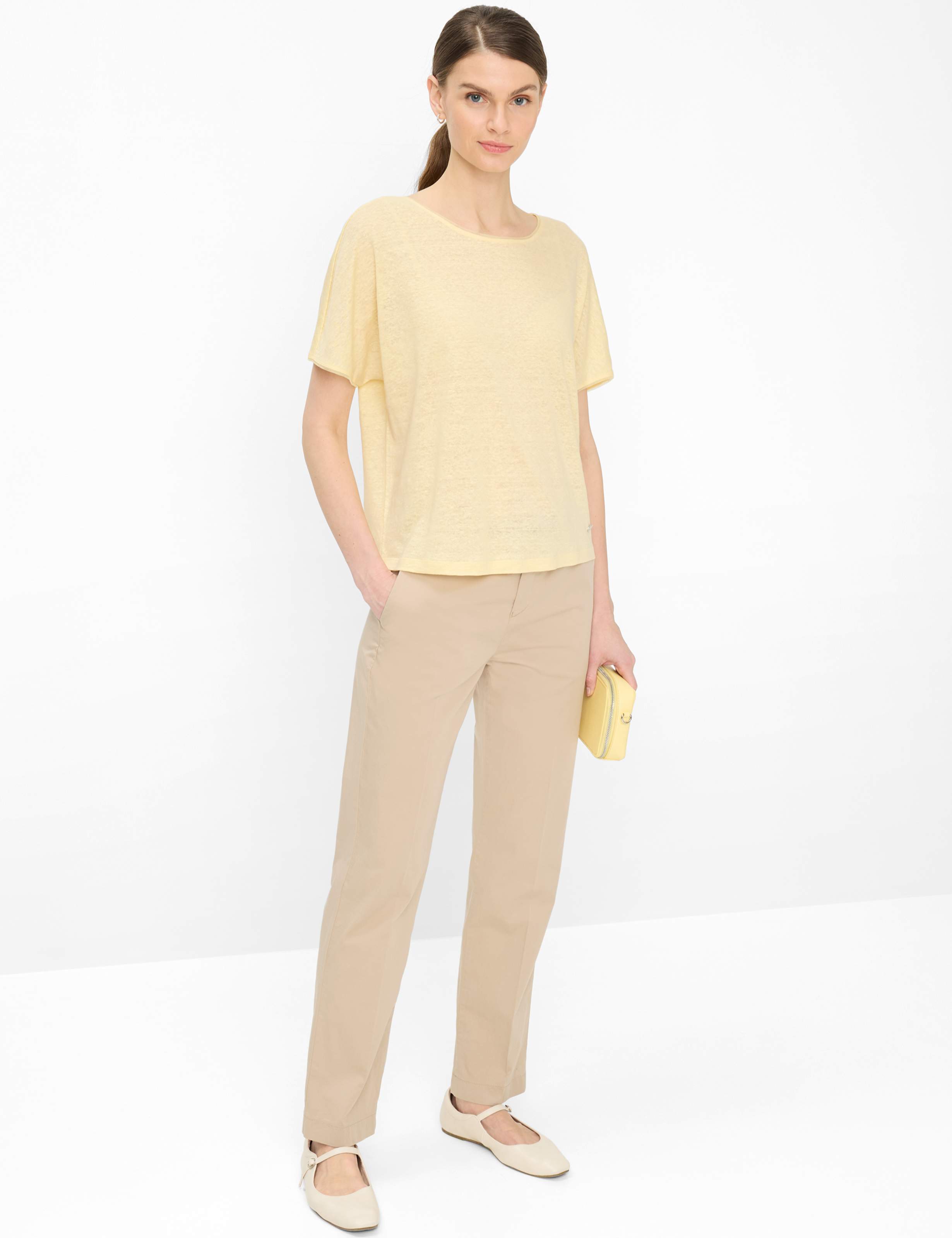 Dames Style CAELEN S Lichtgeel  Model outfit