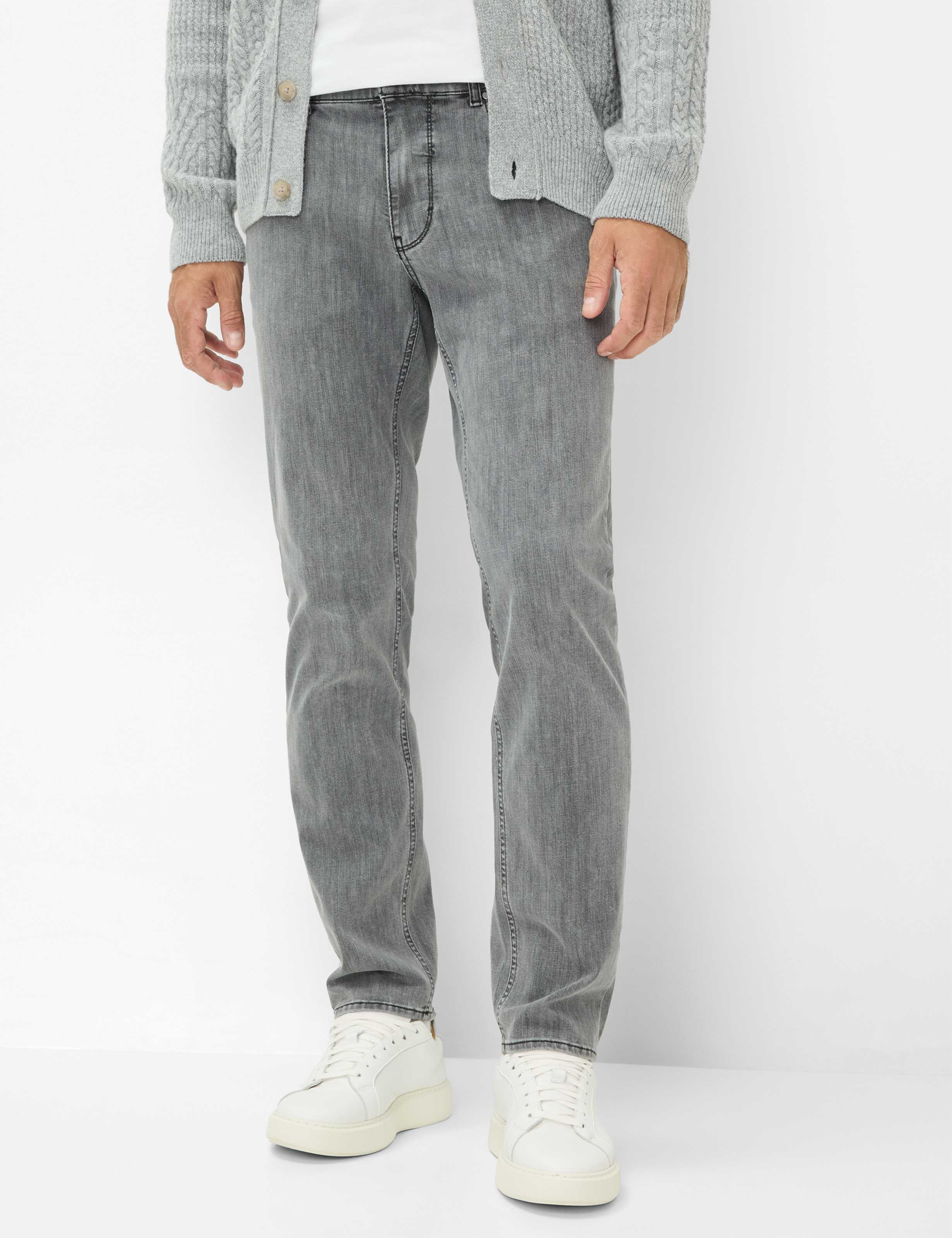 Grautöne, Herren, REGULAR, Style COOPER DENIM, MODEL_FRONT_ISHOP