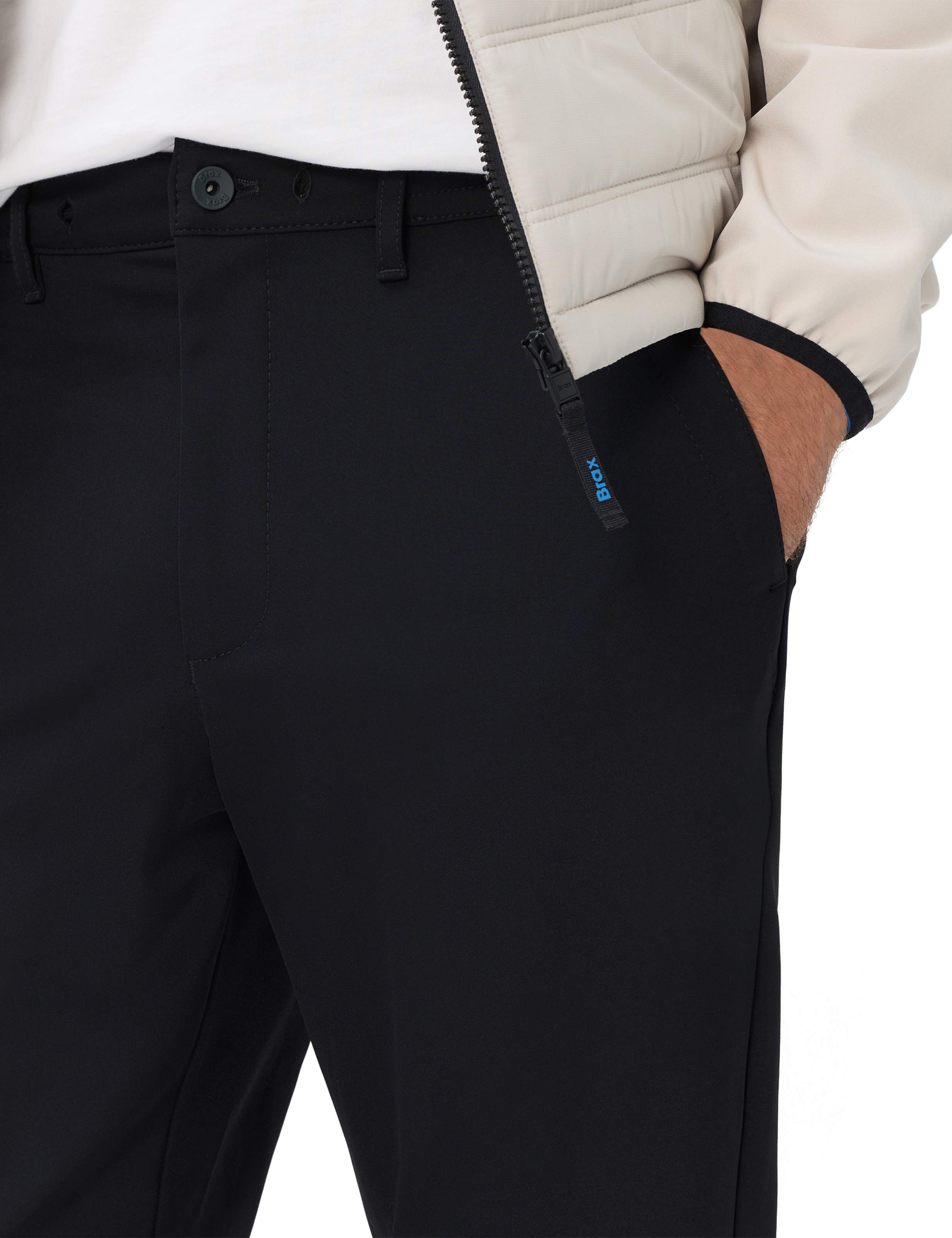 Homme Style PHIL Noir Tapered Fit Détail 2