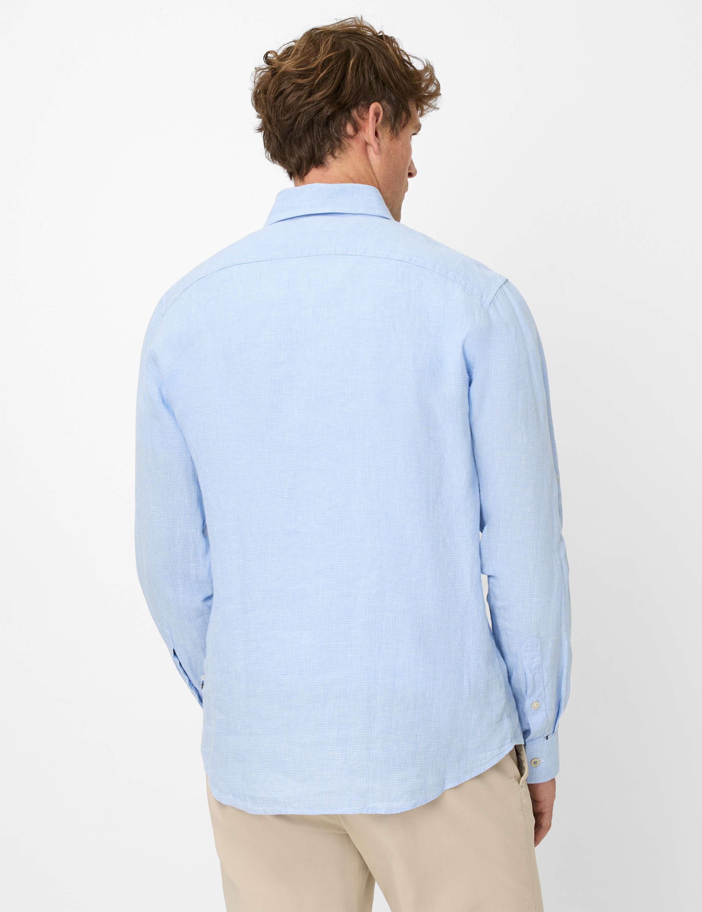 Herren Style DIRK Hellblau  Model Rueck