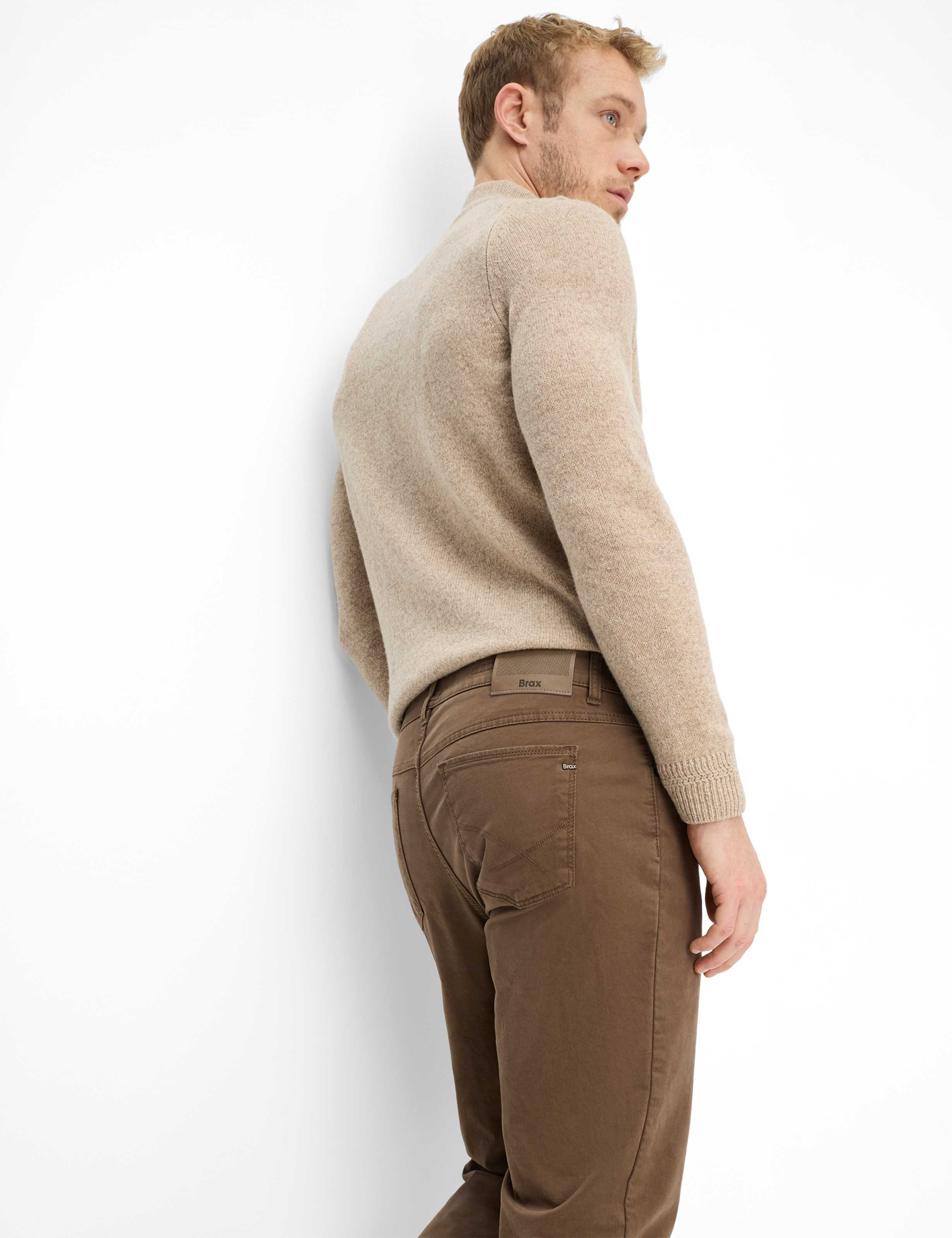 Homme Style COOPER TT Marron Regular Fit Détail 1