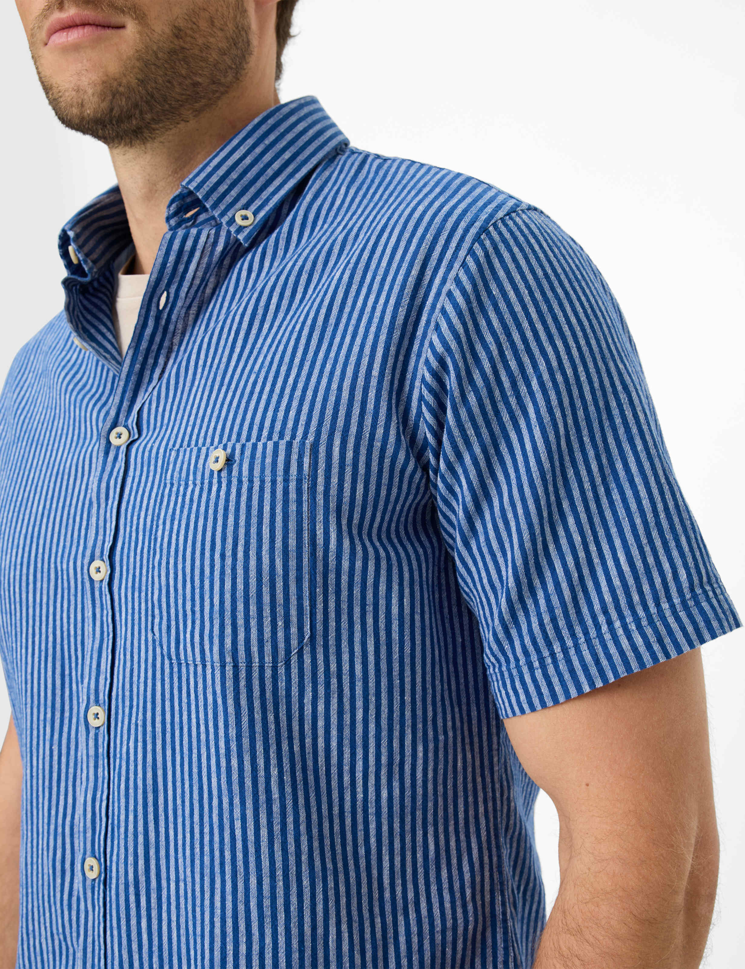 Herren Style DAN Blau  Detail 2