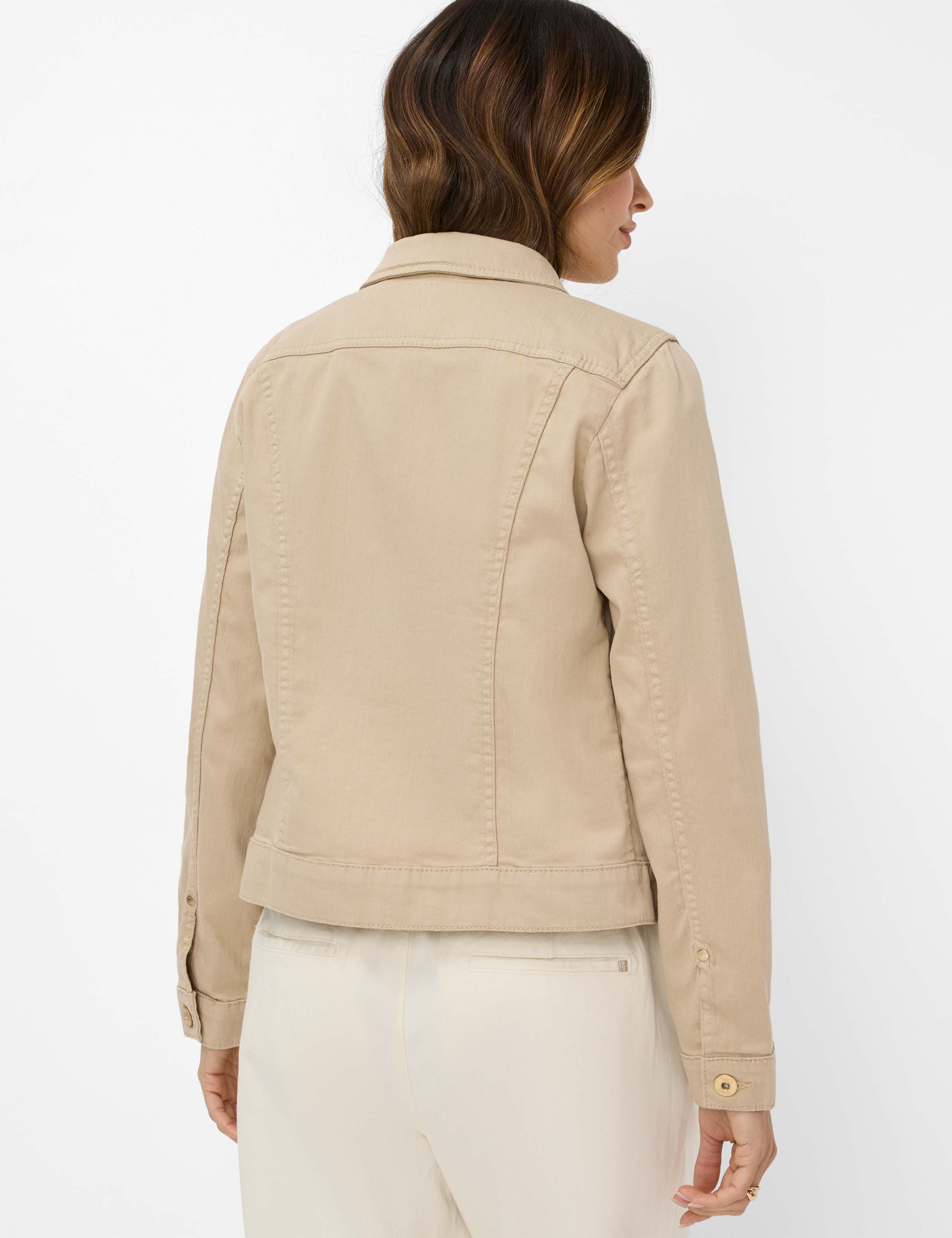 Dame Style MIAMI Denim Beige  Model ryg