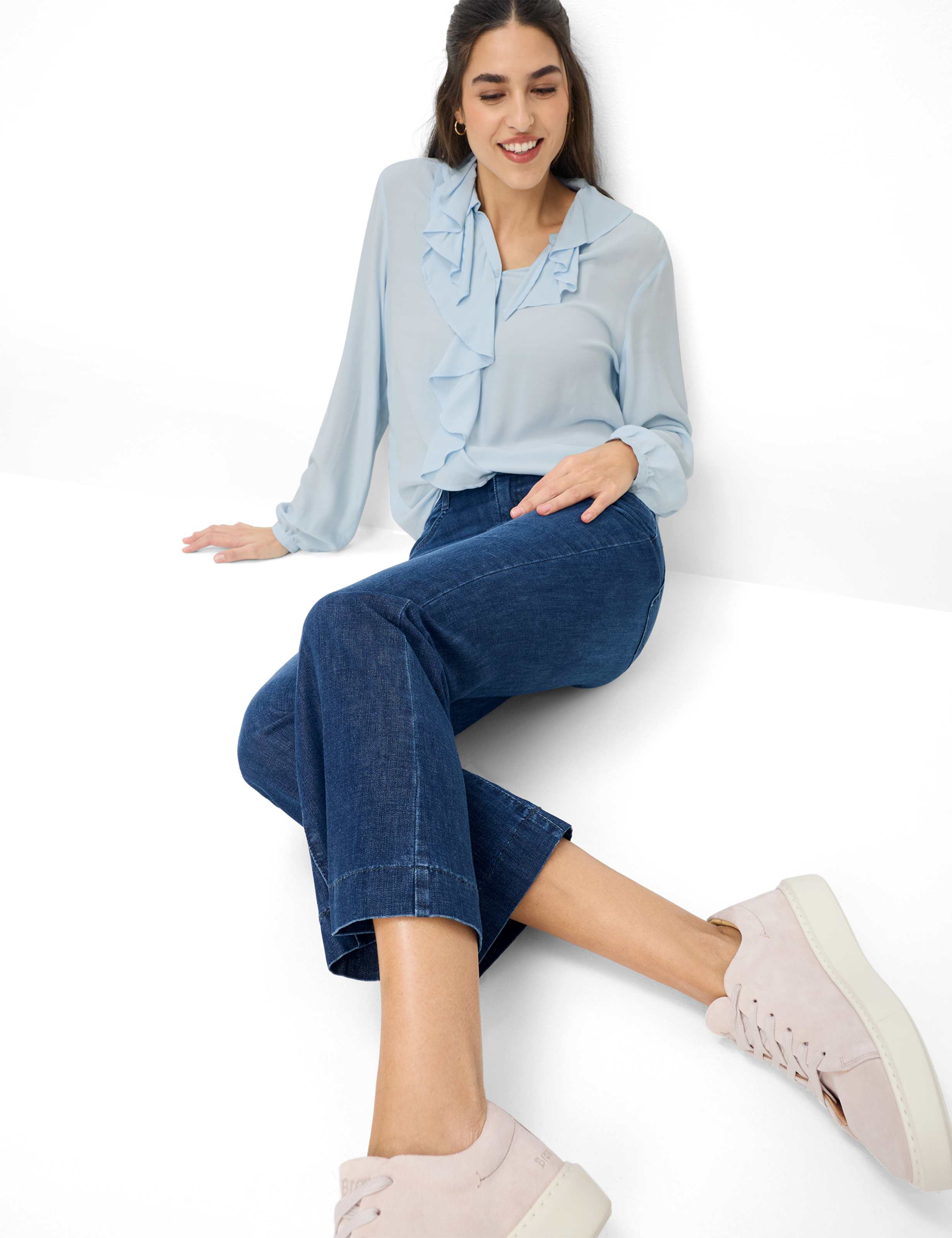 Damen Style MARY S BOOT Denim Dunkelblau Regular Fit Detail 1