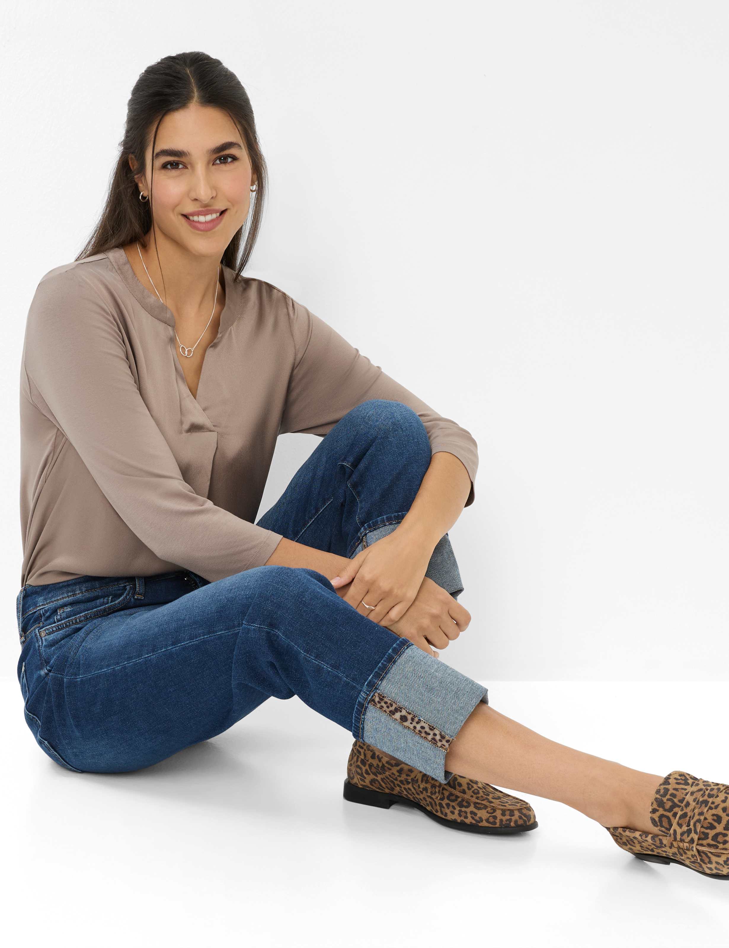 Damen Style MADISON S Denim Blau Straight Fit Detail 1