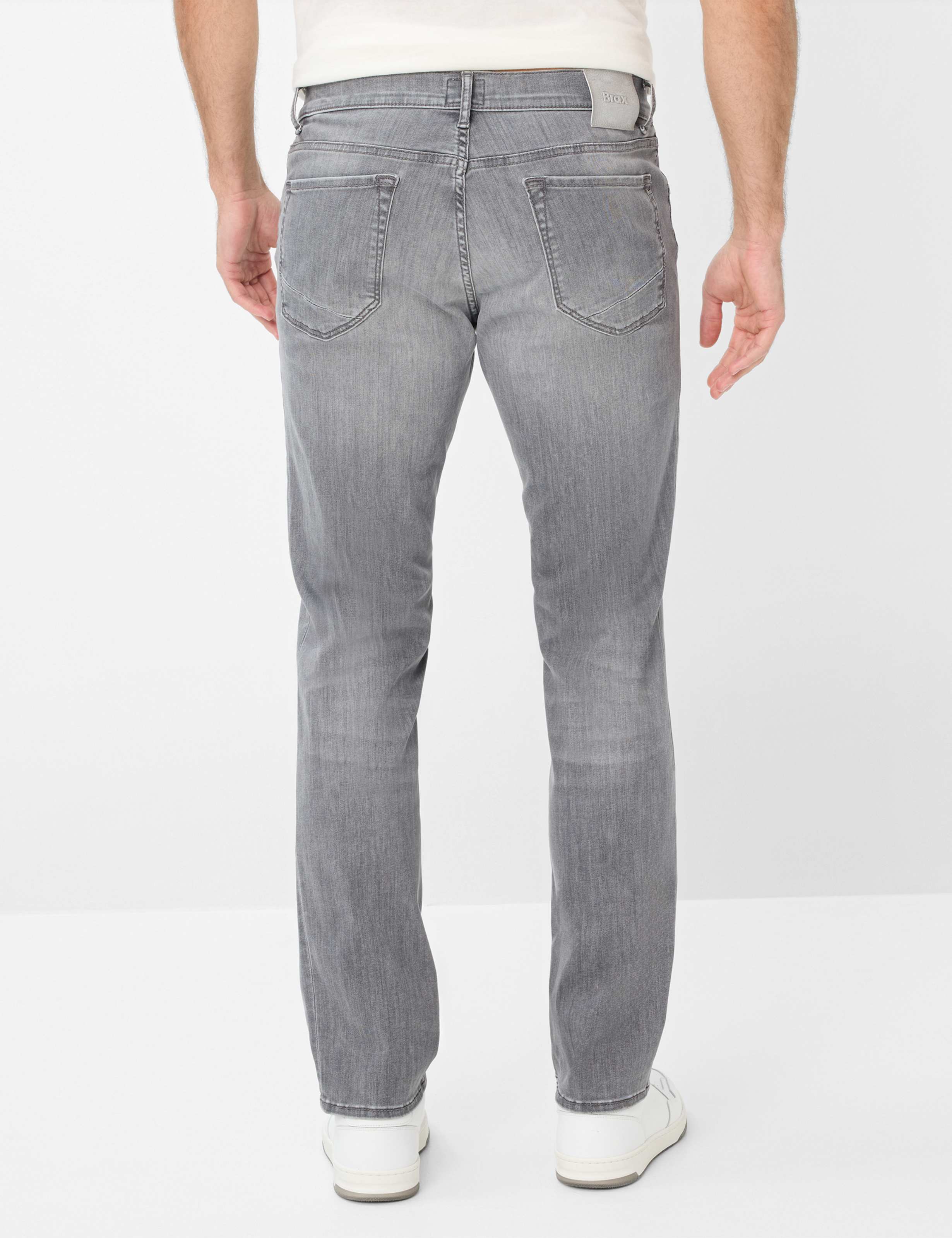 Men Style CHUCK Denim Medium Gray Modern Fit Model back