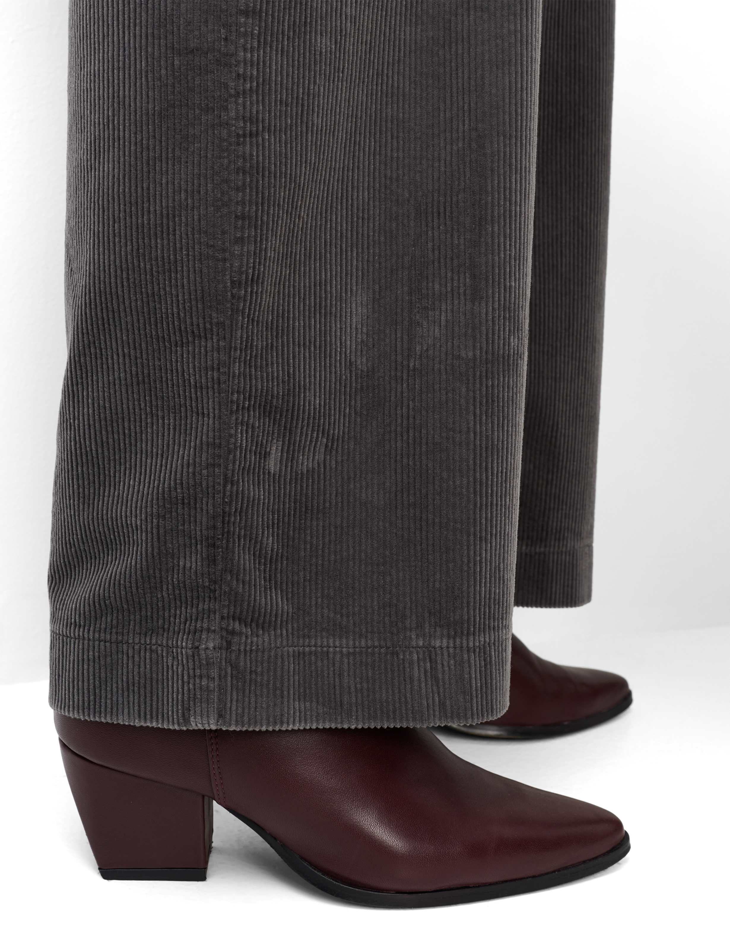 Women Style MAINE Medium Grey Wide leg Detail 2