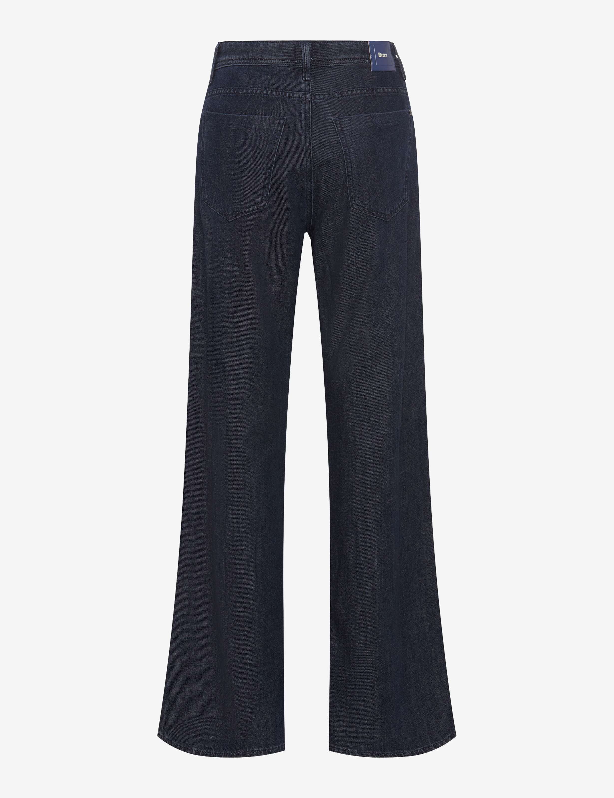 Women Style MAINE Denim Dark Blue Wide Leg Stand-alone rear view