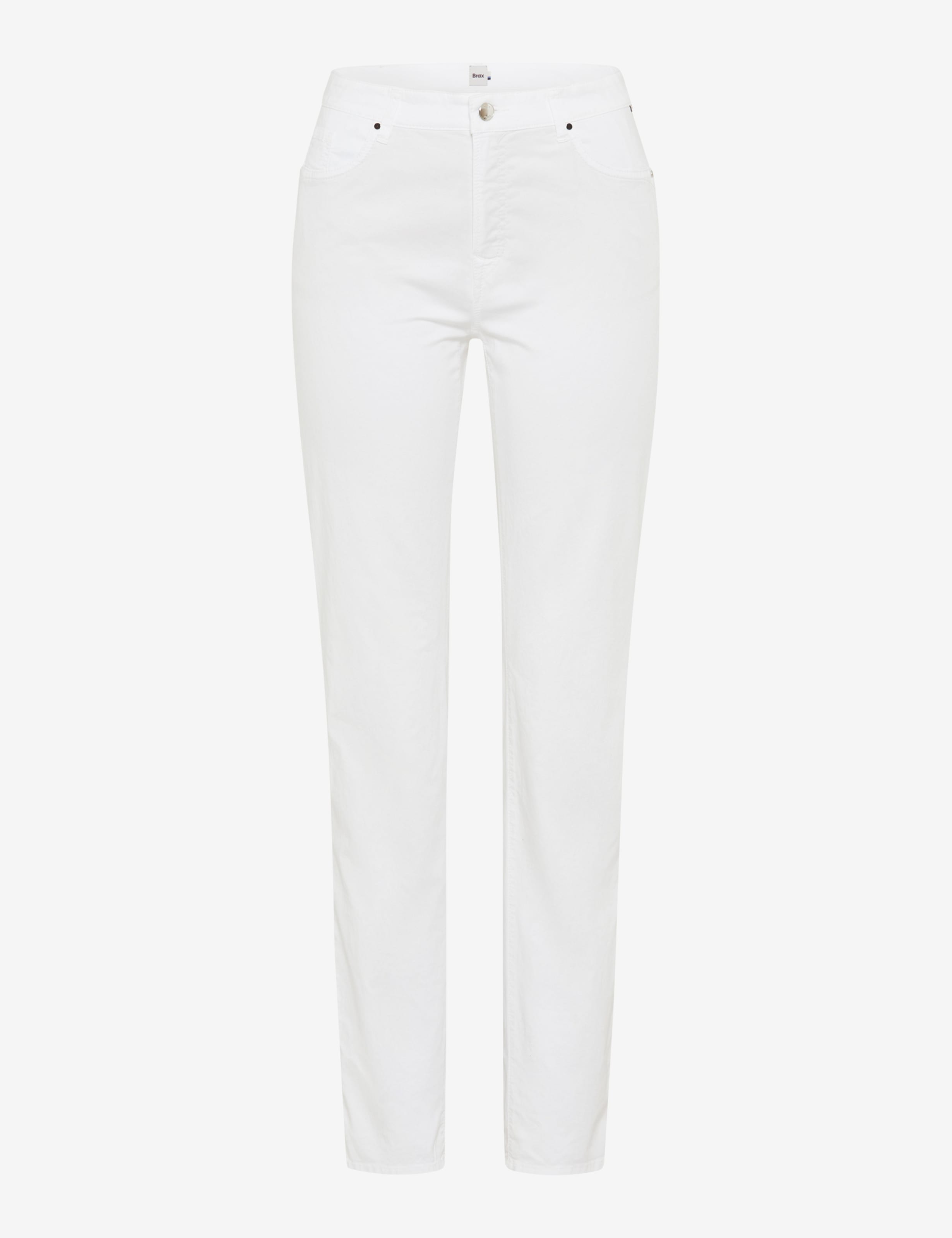 Dame Style MARY Hvid Regular Fit Udskæring foran