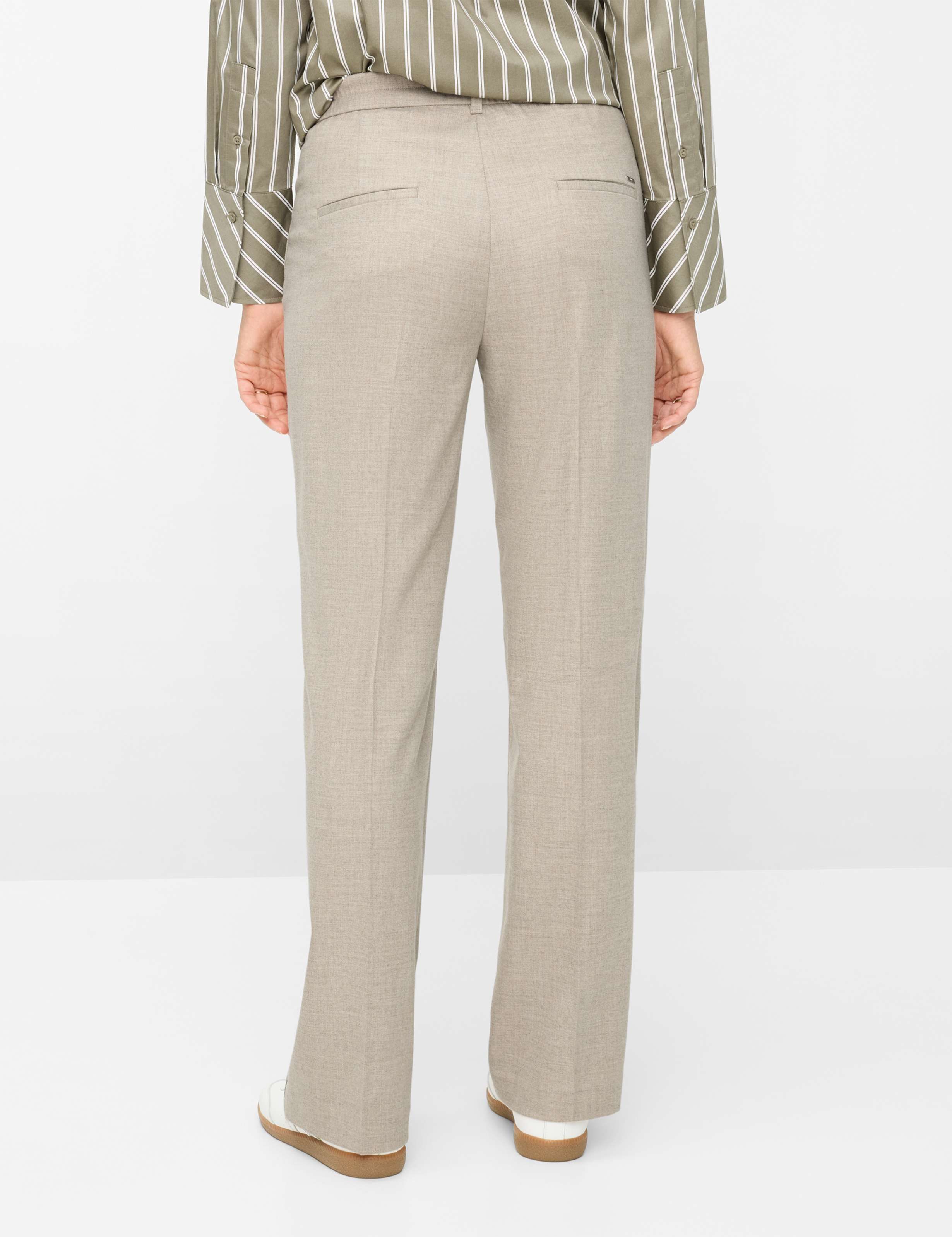 Thumbnail - Brax Damen Palazzohose Style MAINE STONE, hellbeige, Gr. 36