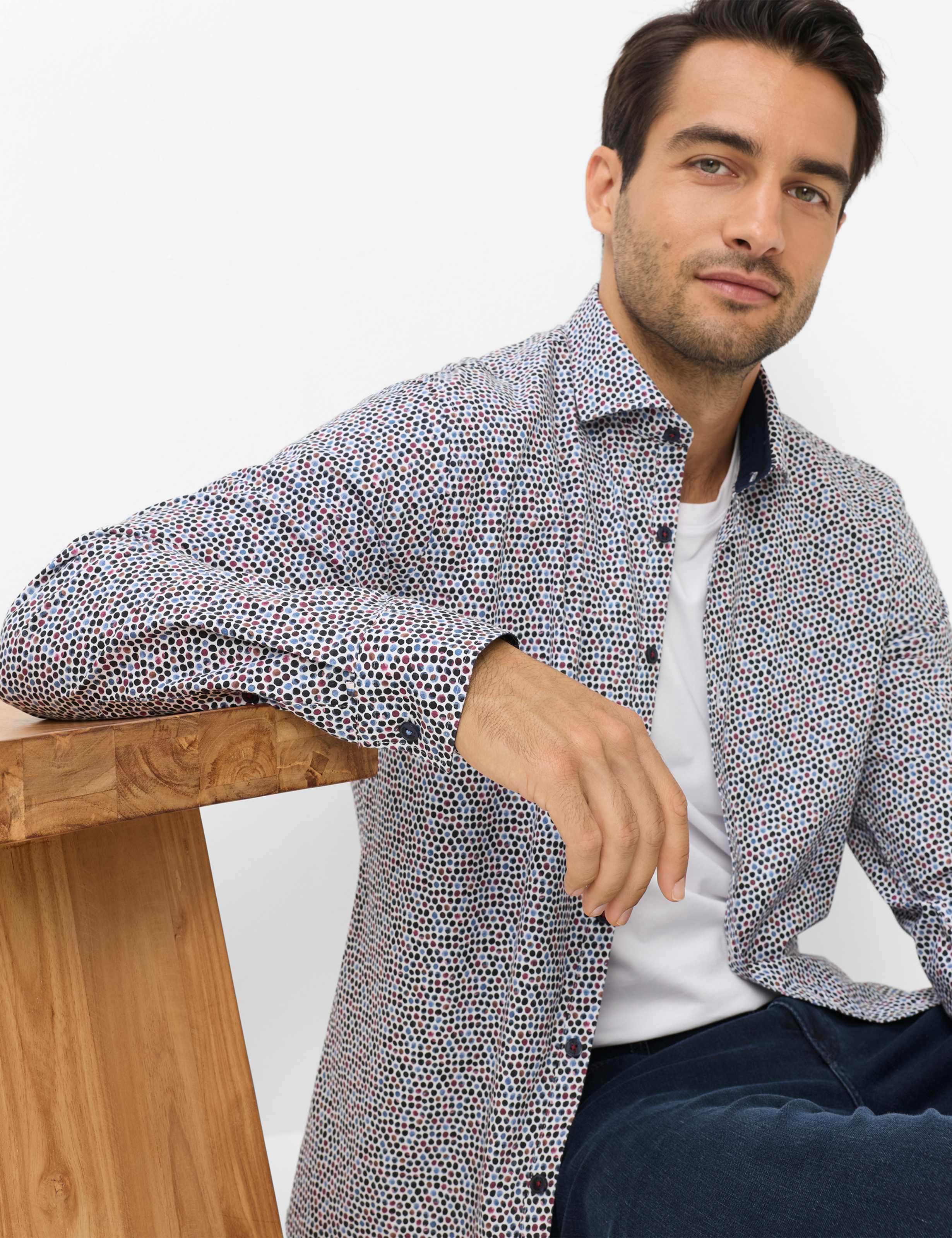 Homme Style HAROLD Violette Clair  Détail 1