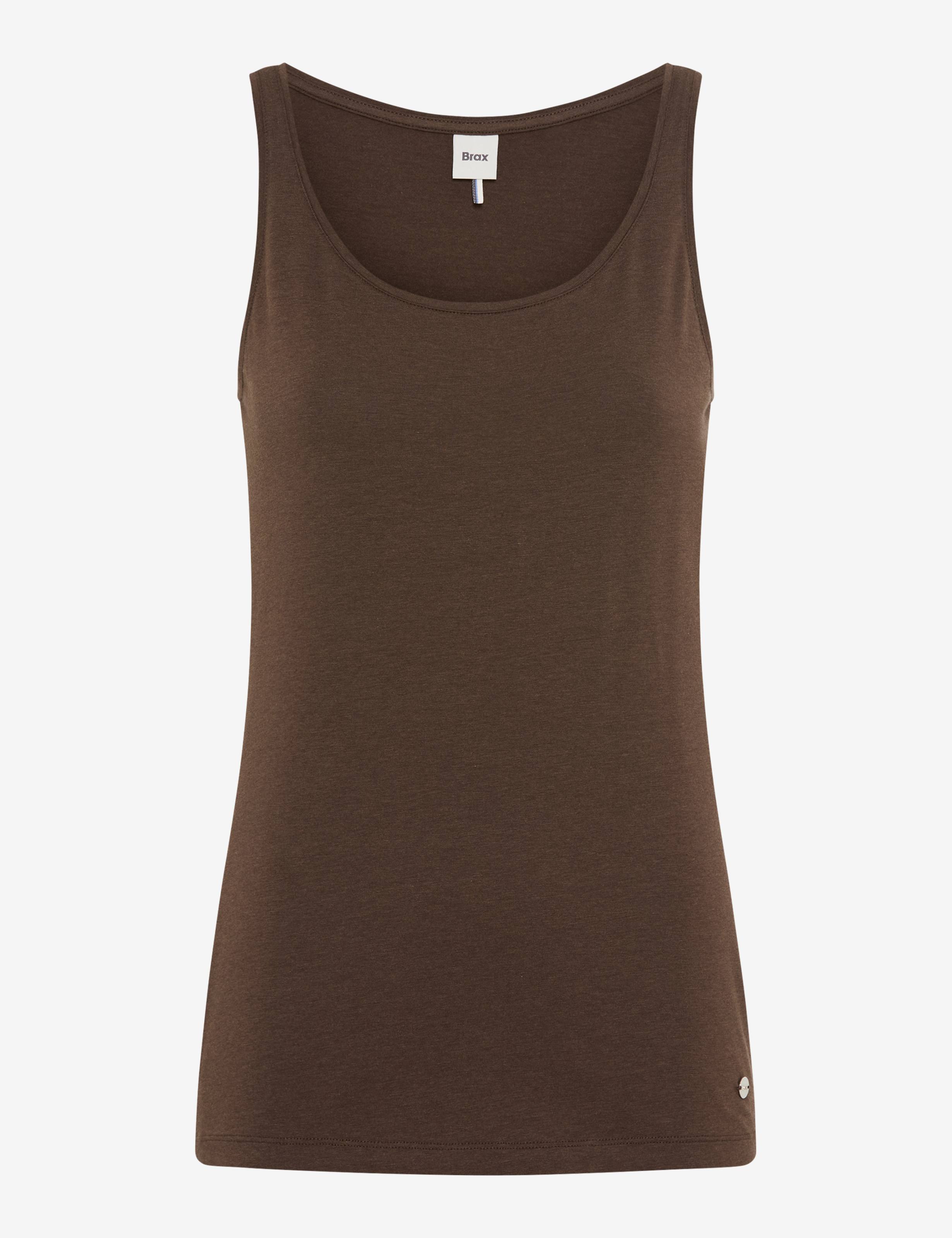 Femme Style SILVY Marron Foncé  Détourage avant