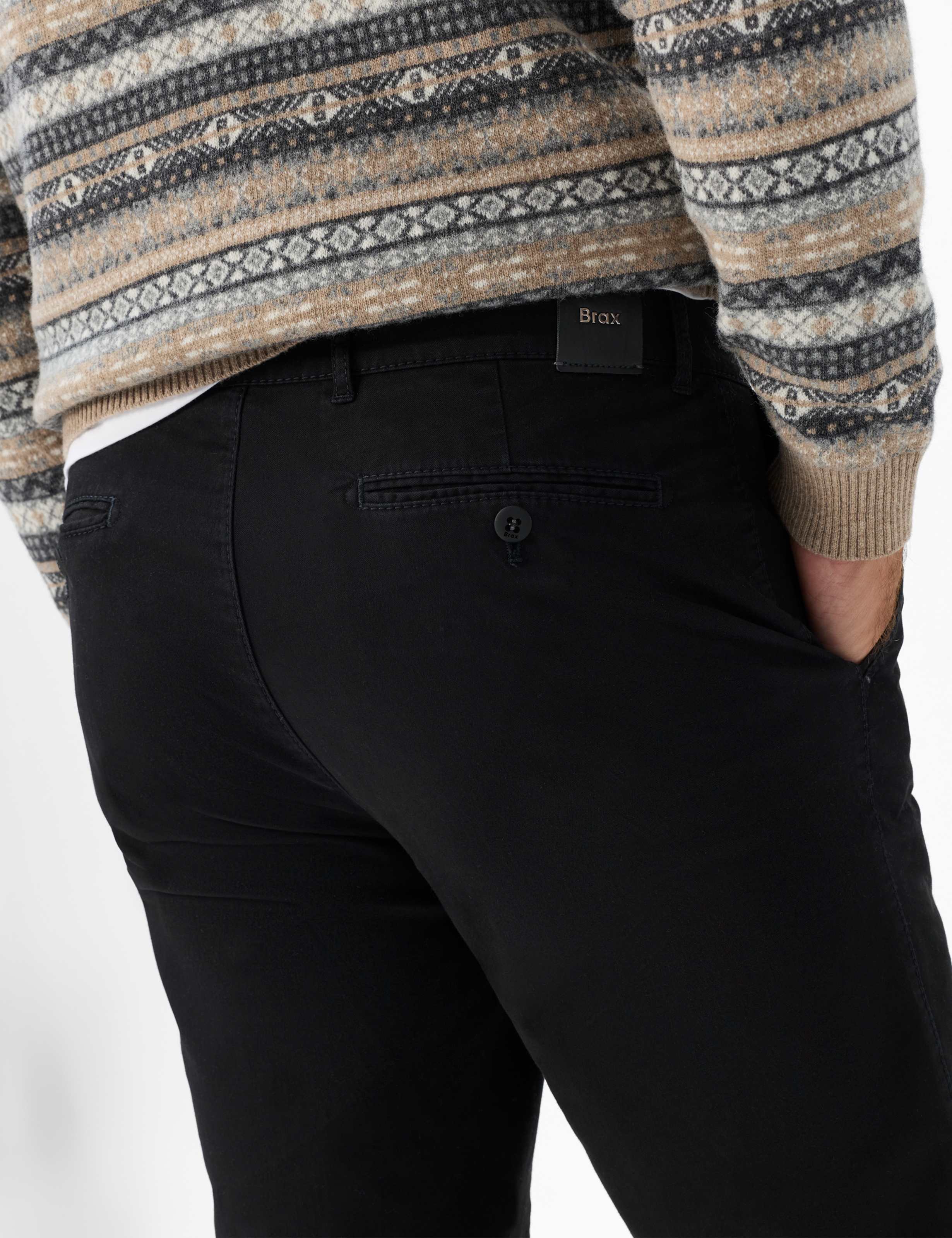 Herren Style EVEREST Schwarz Regular Fit Detail 2