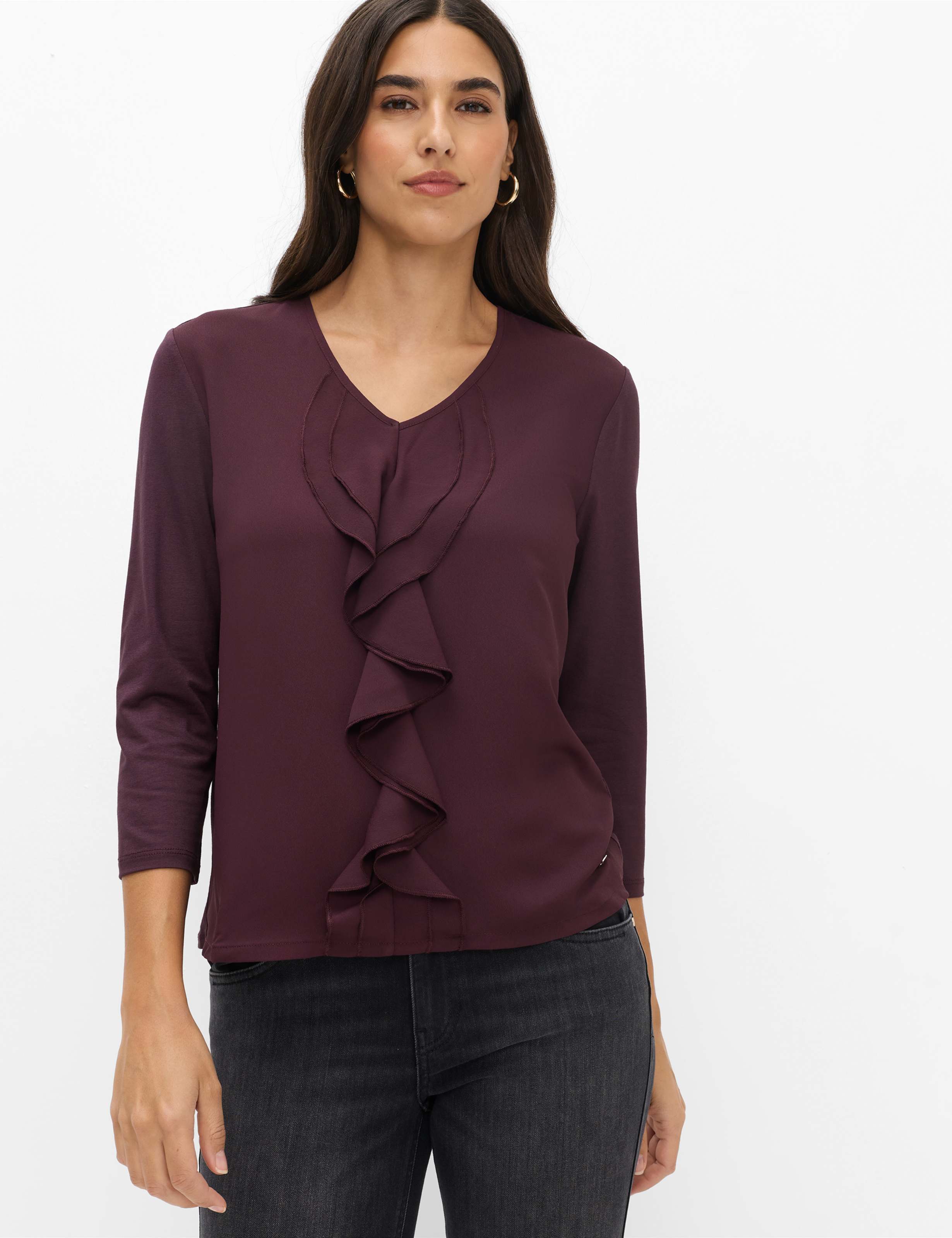 Paarse tinten, Dames, Style CLARISA M, MODEL_FRONT_ISHOP