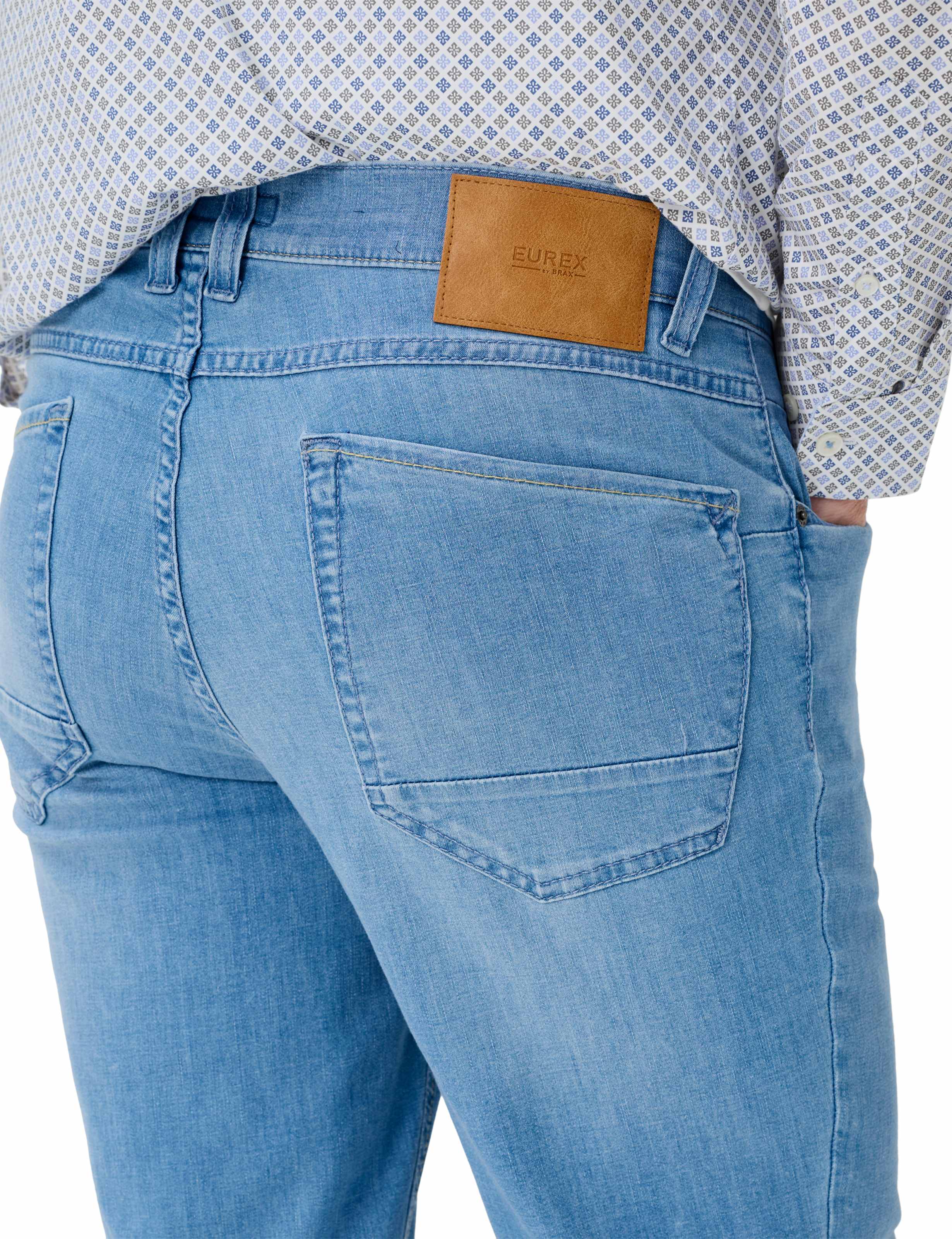 Homme Style LASSE Denim Bleu Clair Regular Fit Détail 2