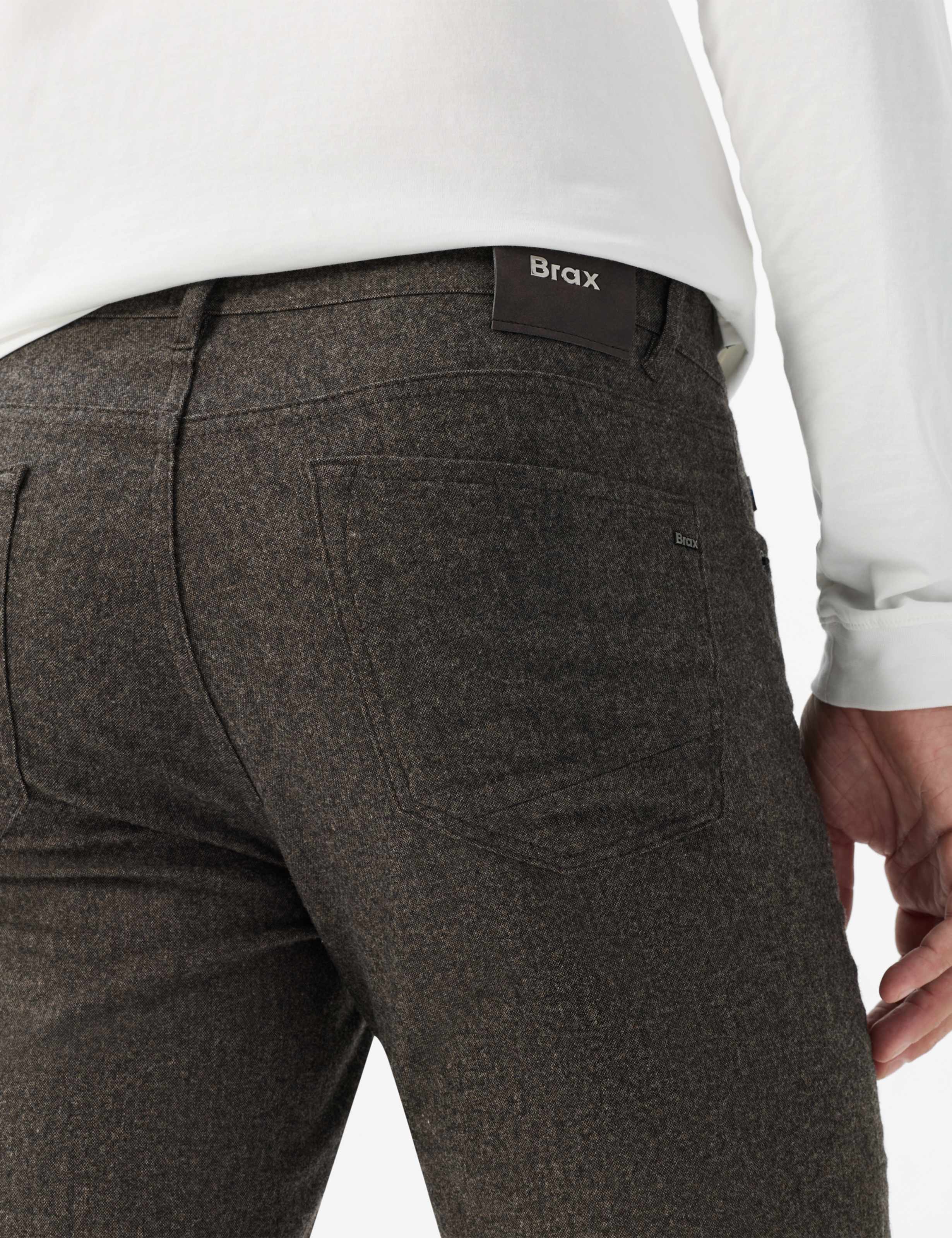 Men Style CHUCK Dark Brown Modern Fit Detail 2