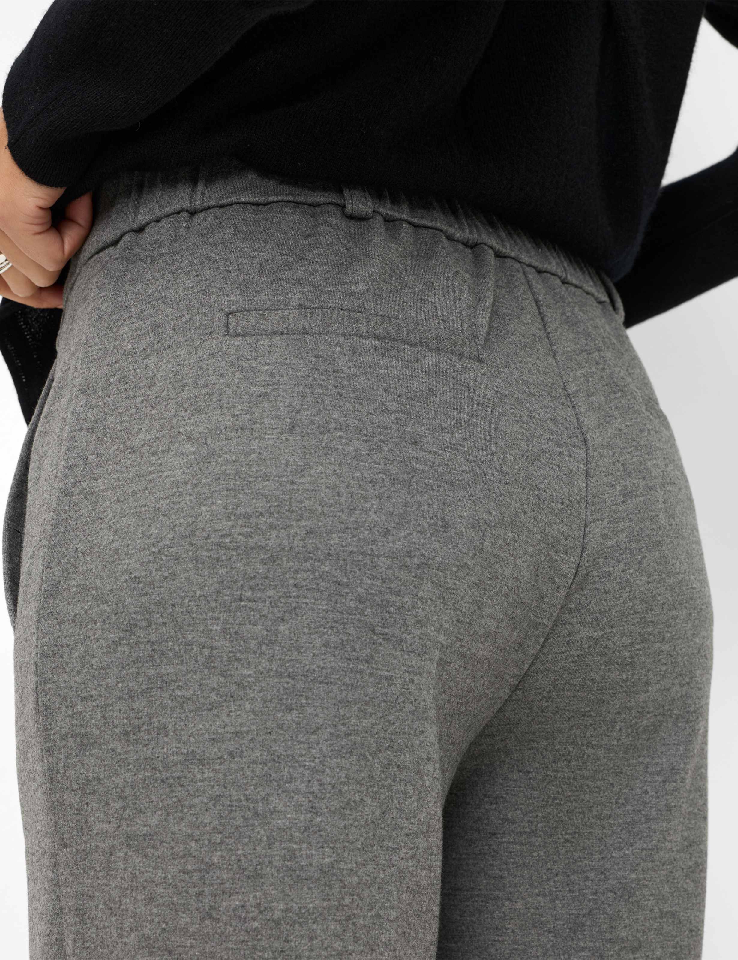 Damen Style PEGGY FLARED Grau Slim Fit Detail 2