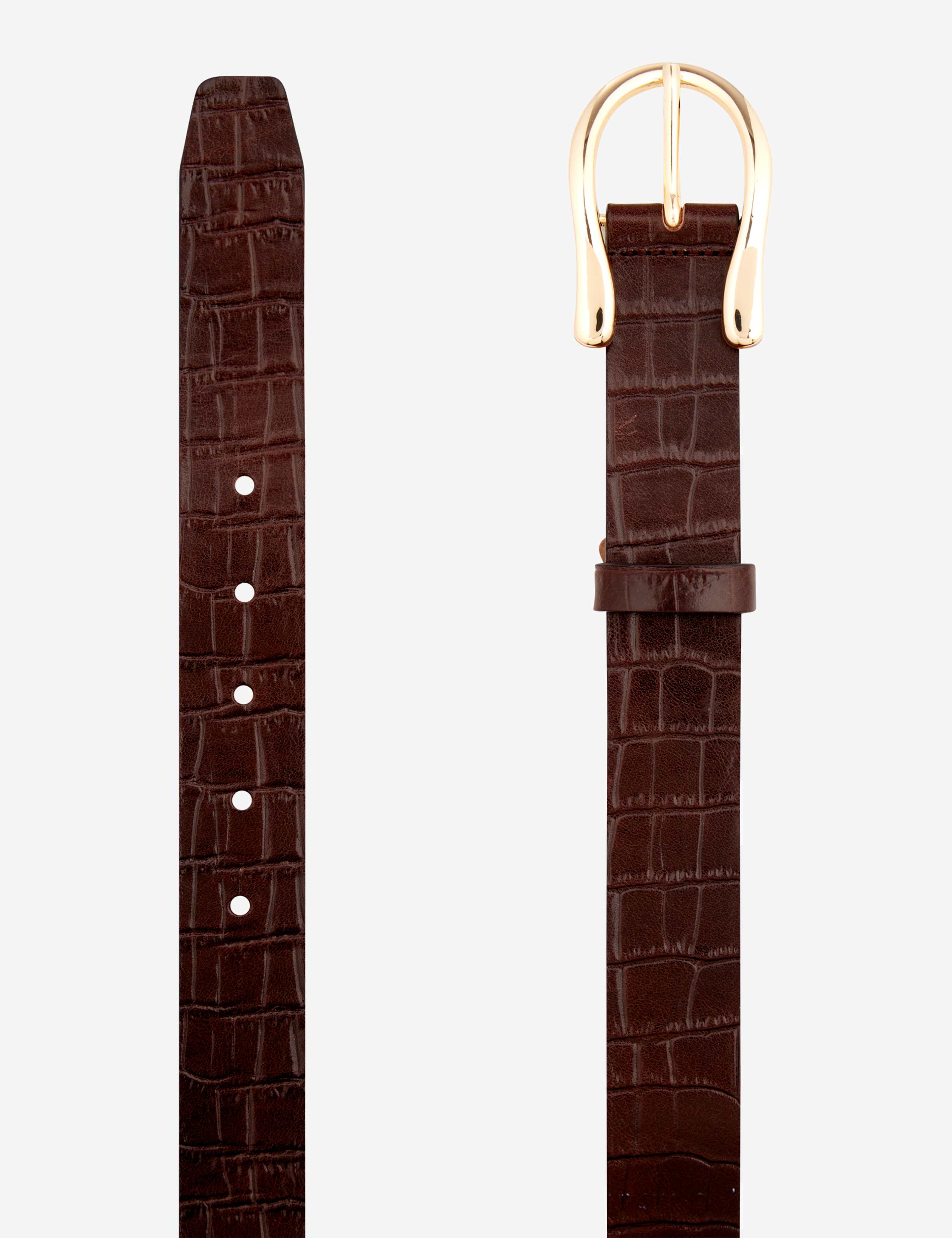 Damen Style DAMENGÜRTEL Braun  Detail 2