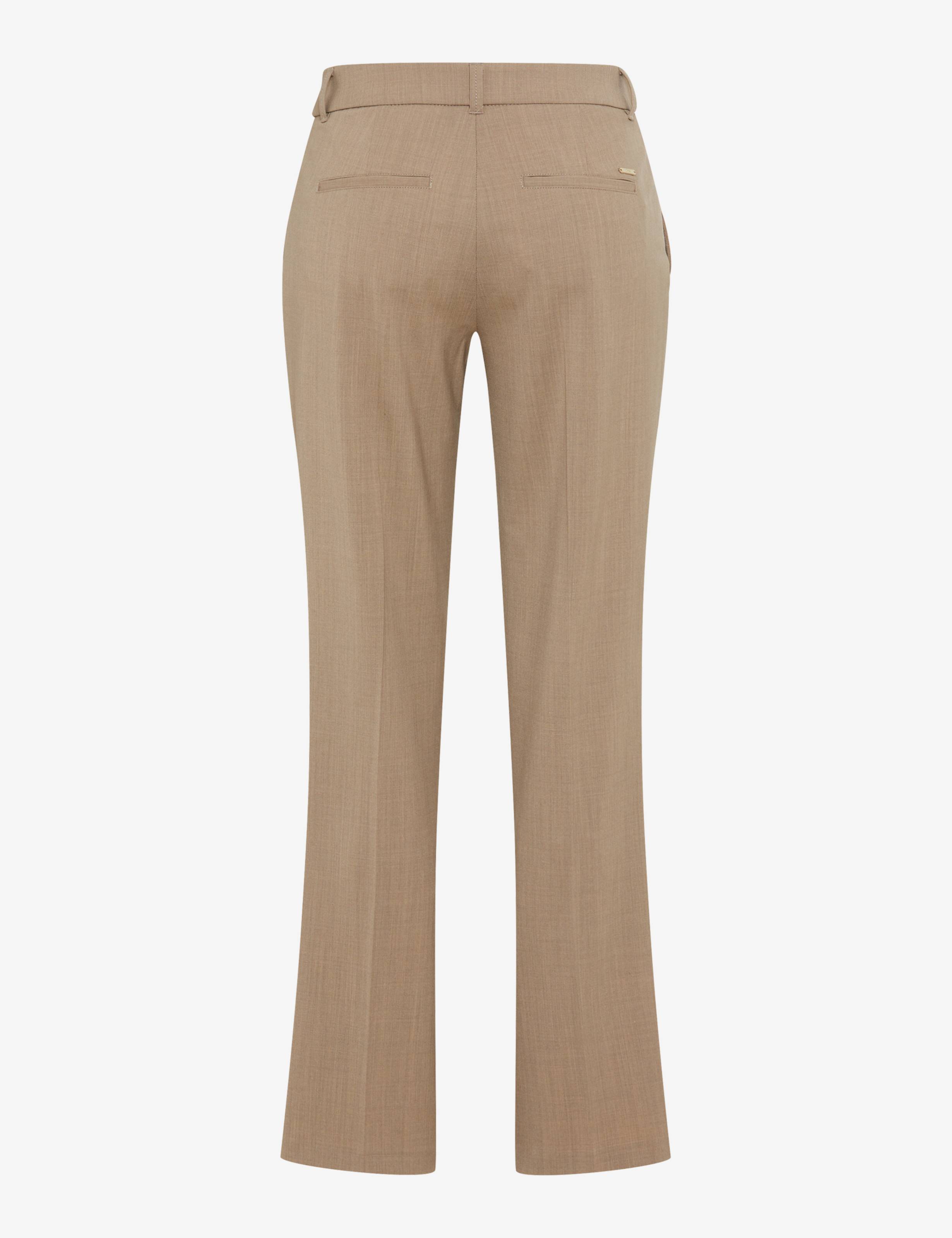 Femme Style MARON Marron Clair Regular Fit Détourage arrière