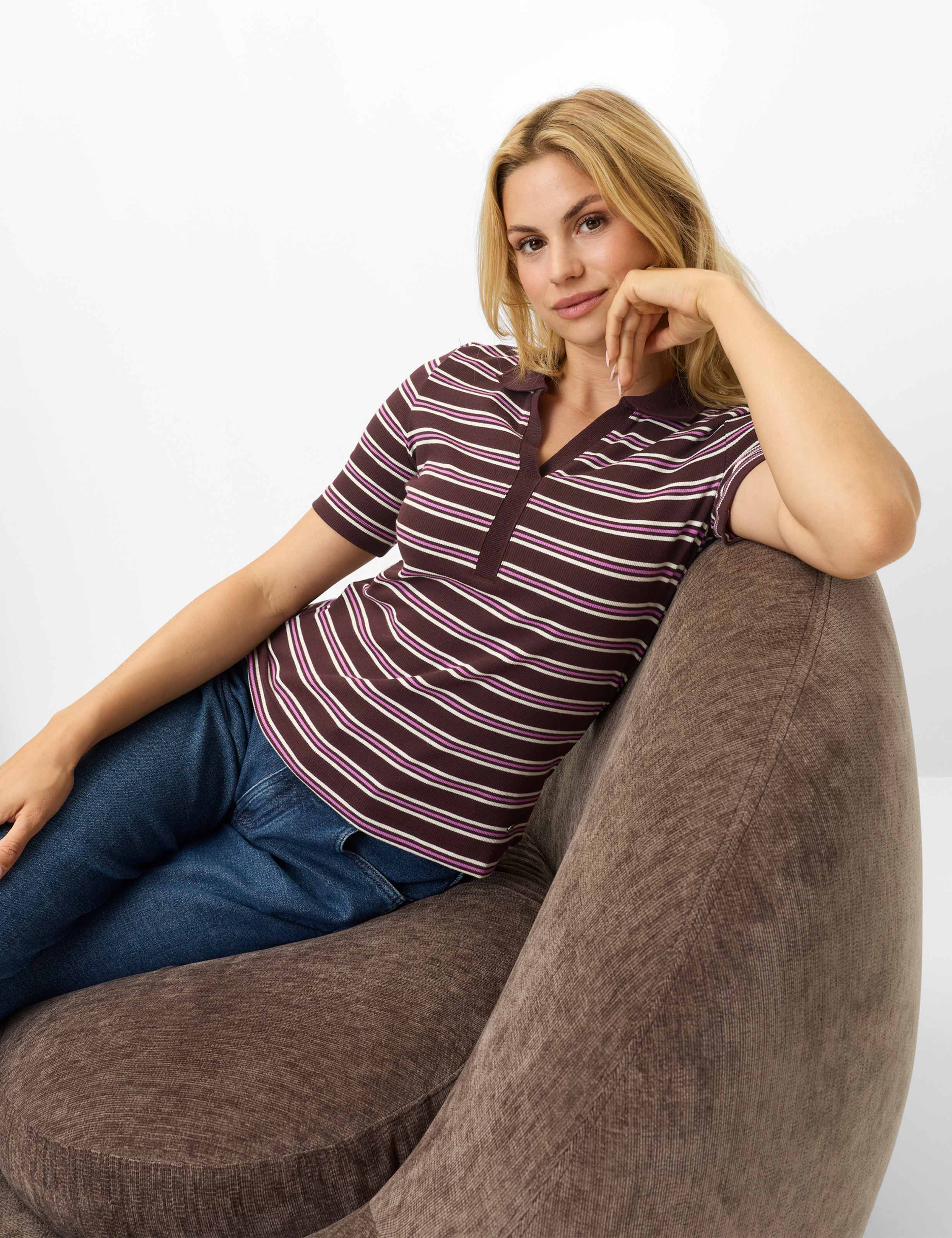 Femme Style CLEO S Violette Foncé  Détail 1