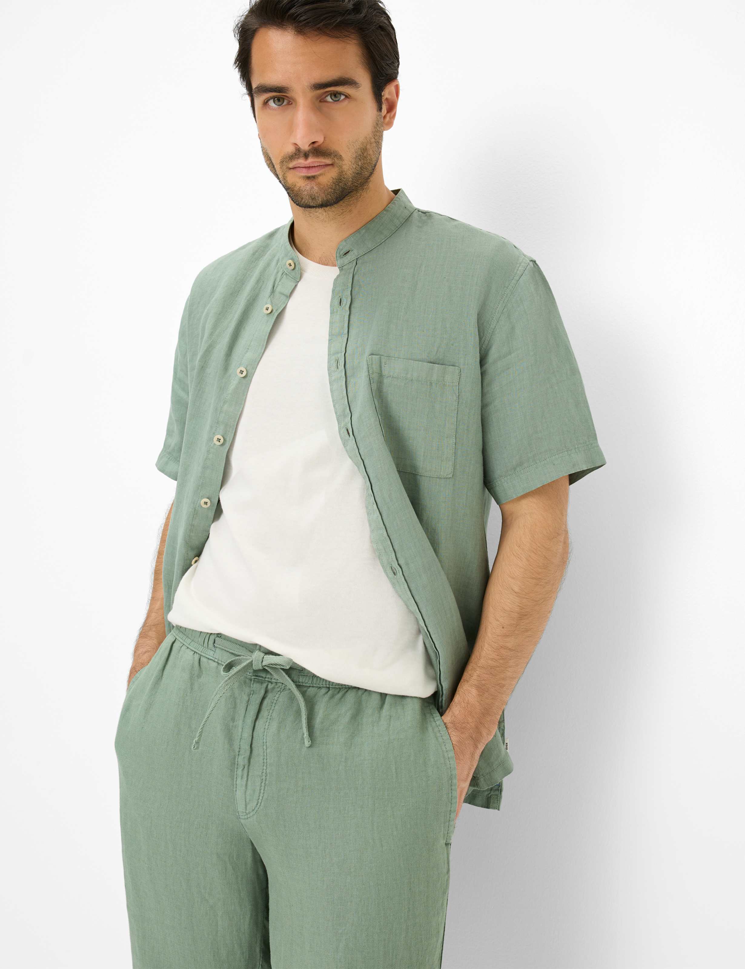 Homme Style ELIAS Vert Relaxed Fit Détail 1