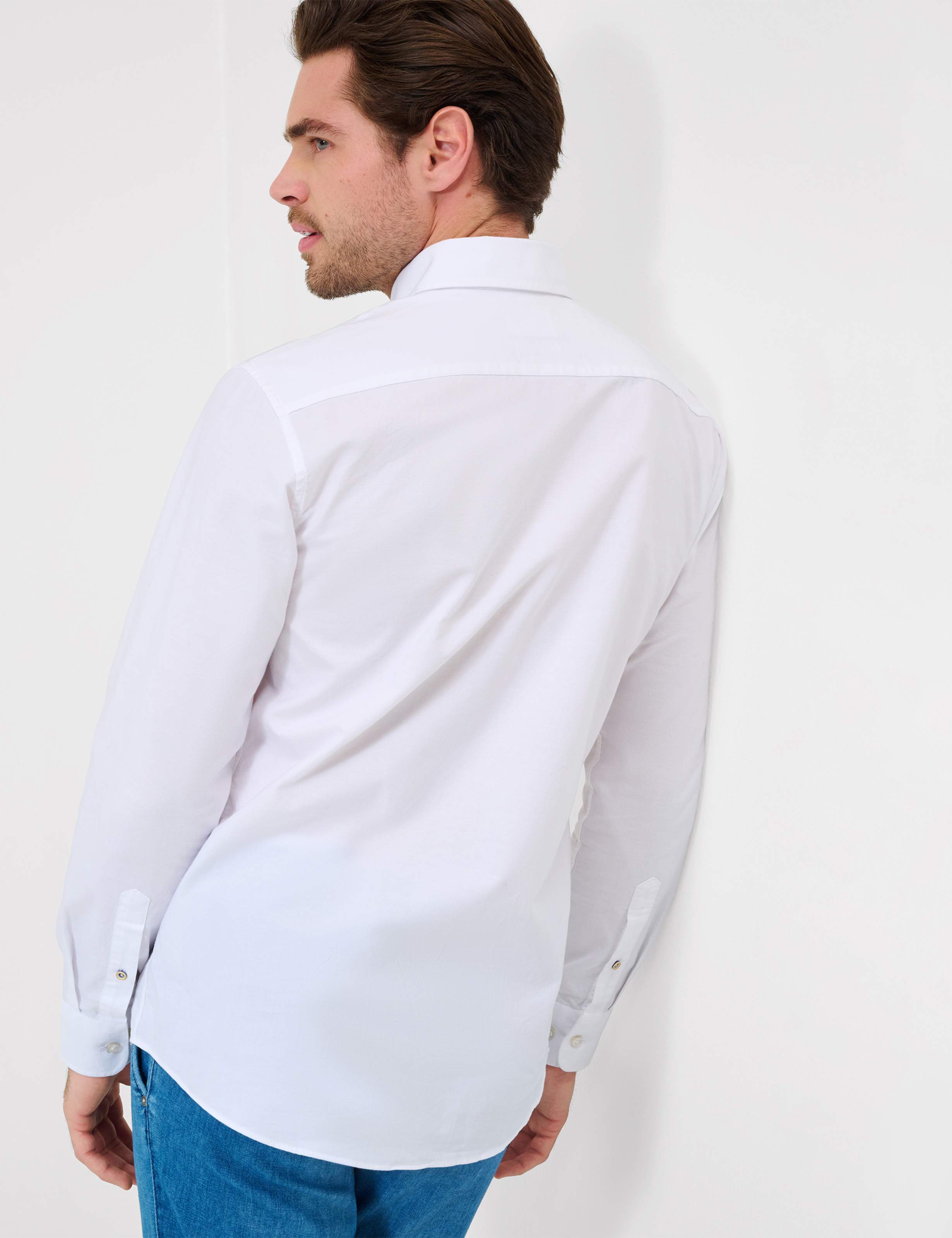 Heren Style DANIEL Wit  Model achterkant