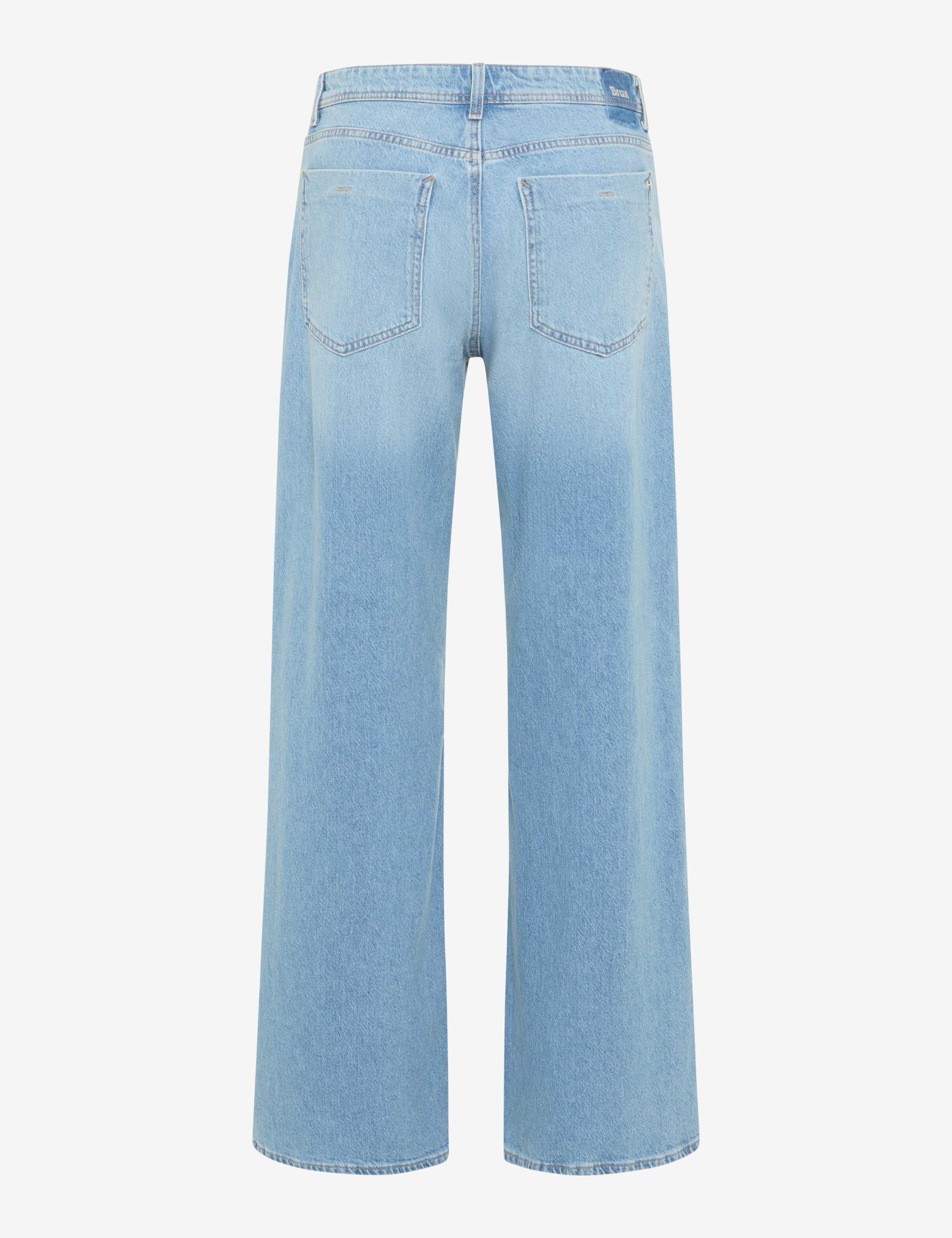 Femme Style MORGAN Denim Bleu Wide Leg Détourage arrière