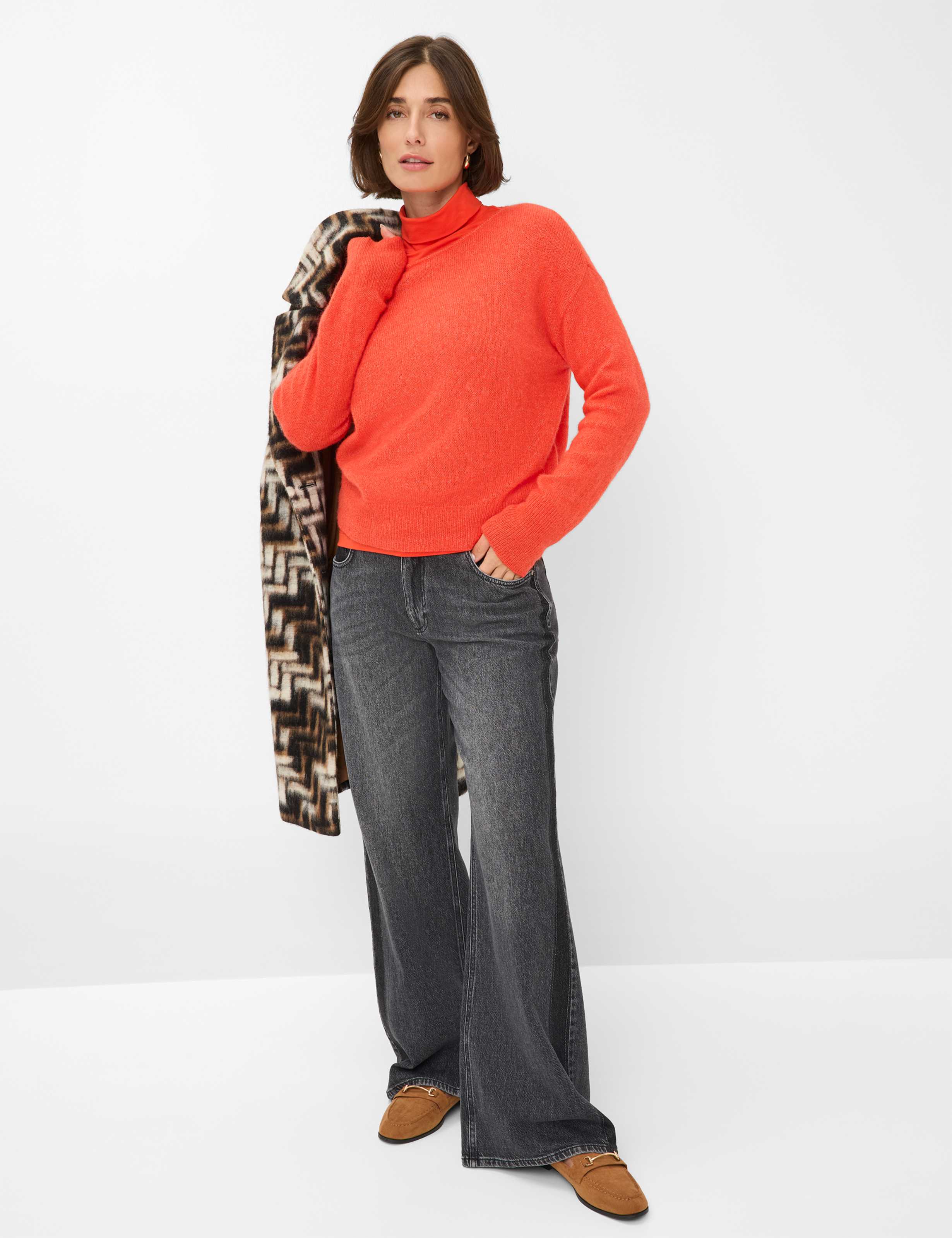 Damen Style CARINA L Hellrot  Model Outfit