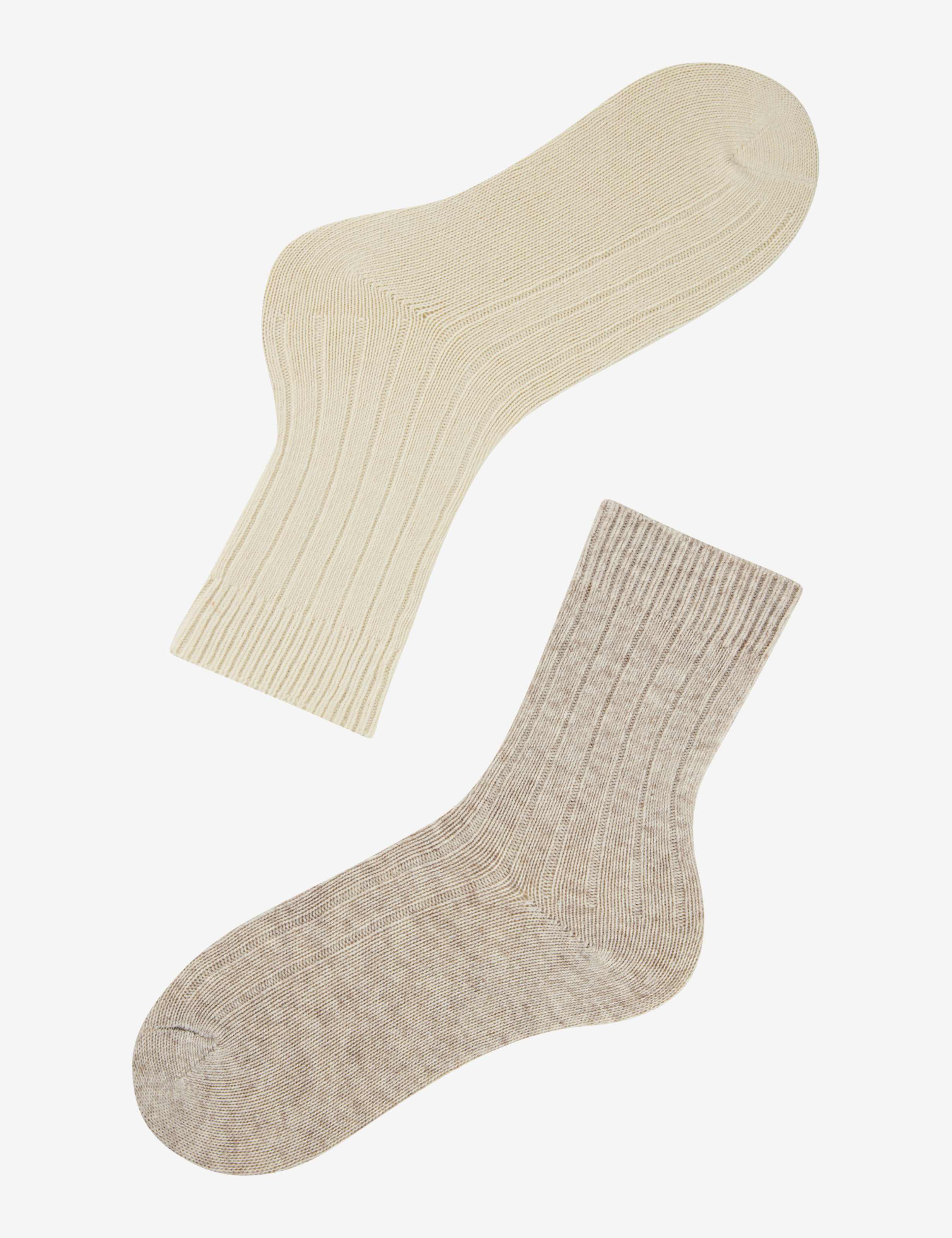 Femme Style CHAUSSETTES FEMMES Beige  Détourage arrière