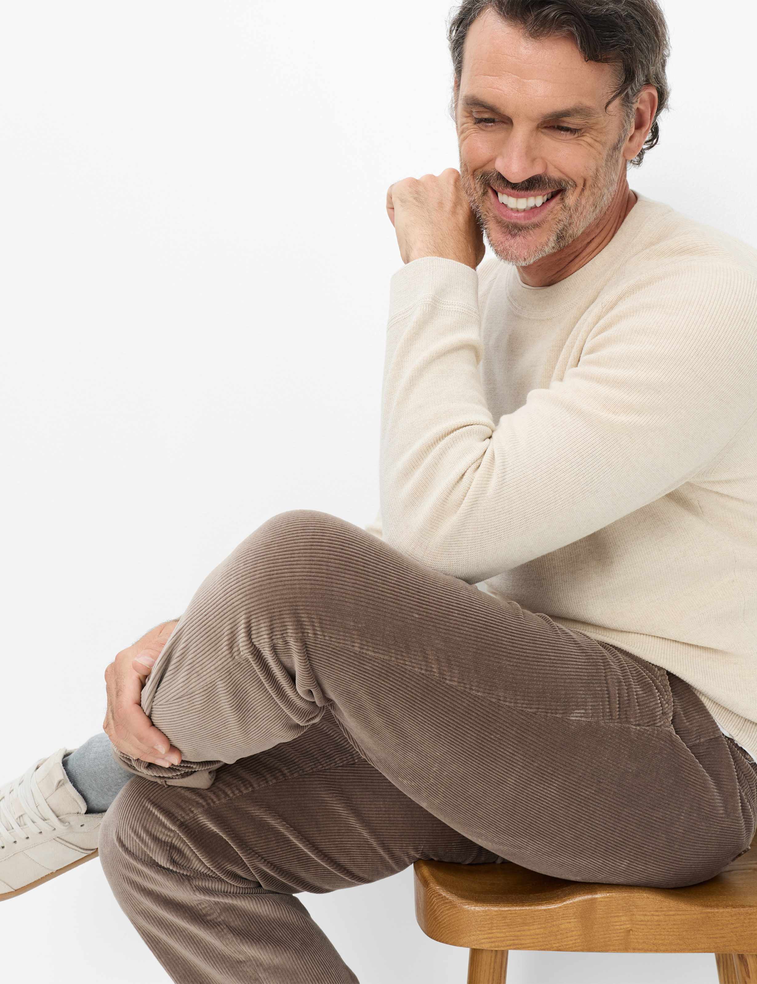 Herre Style THILO Brun Regular Fit Detalje 1