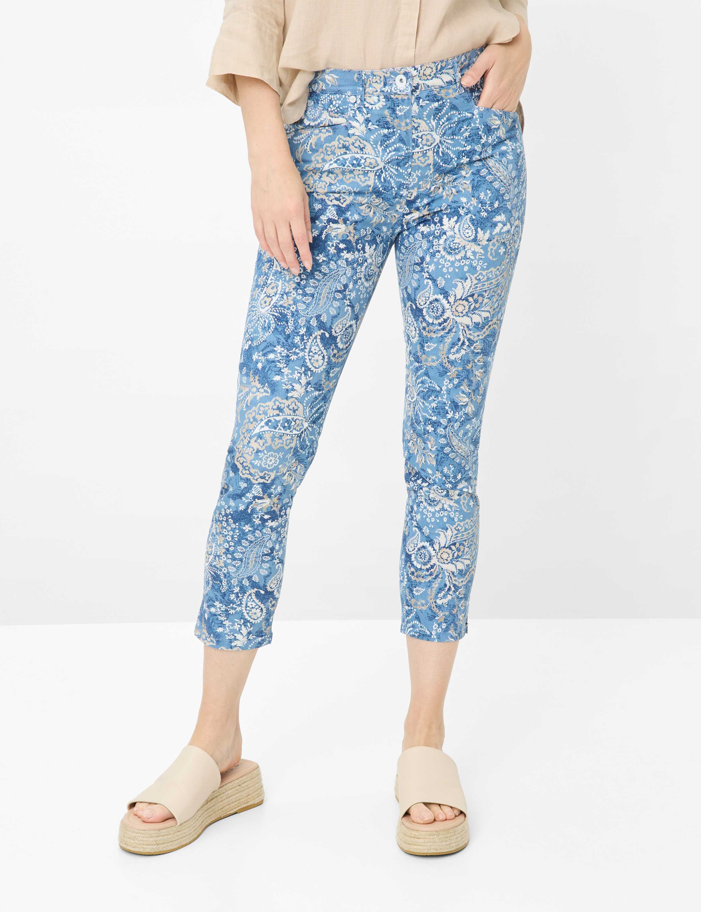 Blautöne, Damen, Style LUCA 6/8, MODEL_FRONT_ISHOP