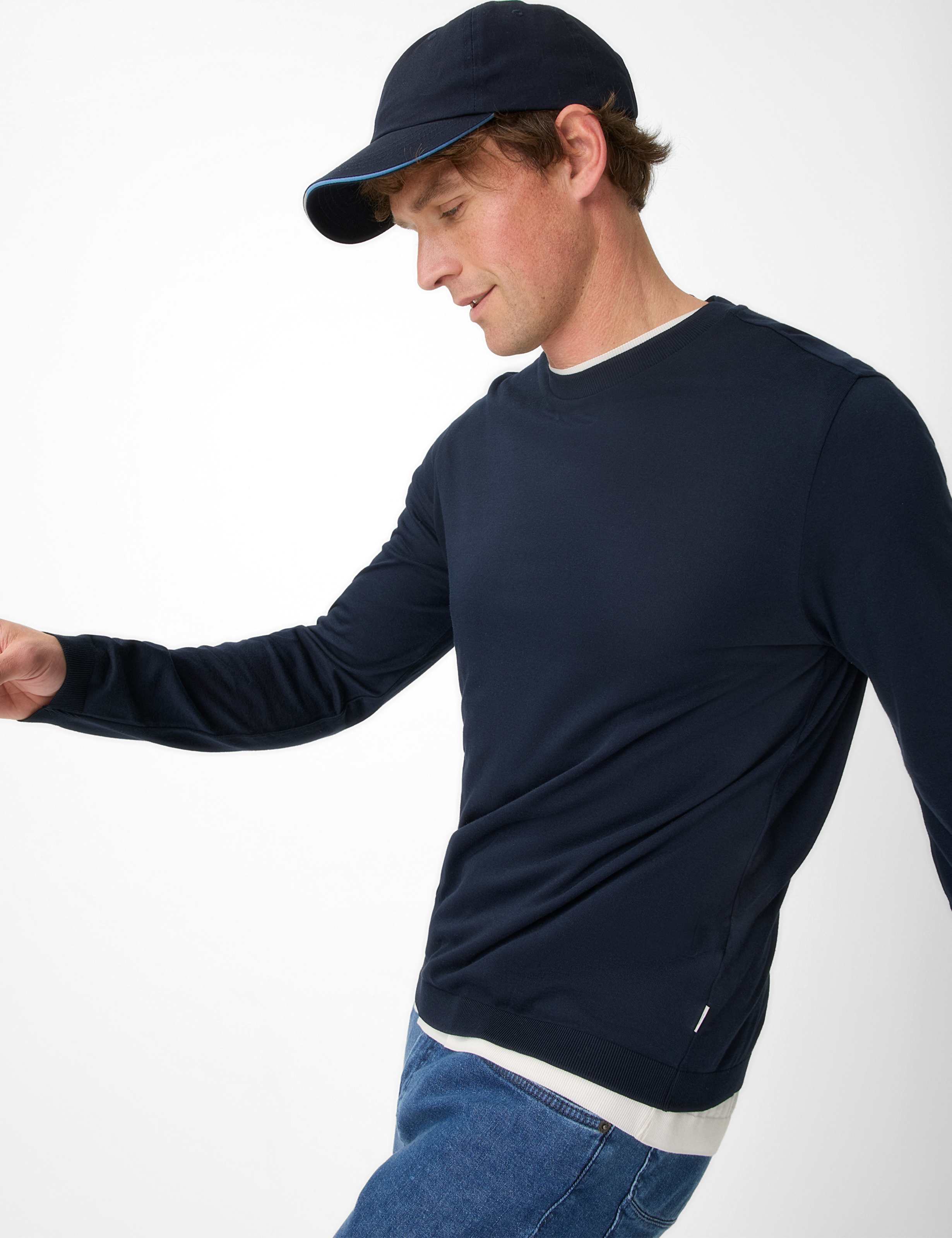 Herren Style TIMON Dunkelblau  Detail 1