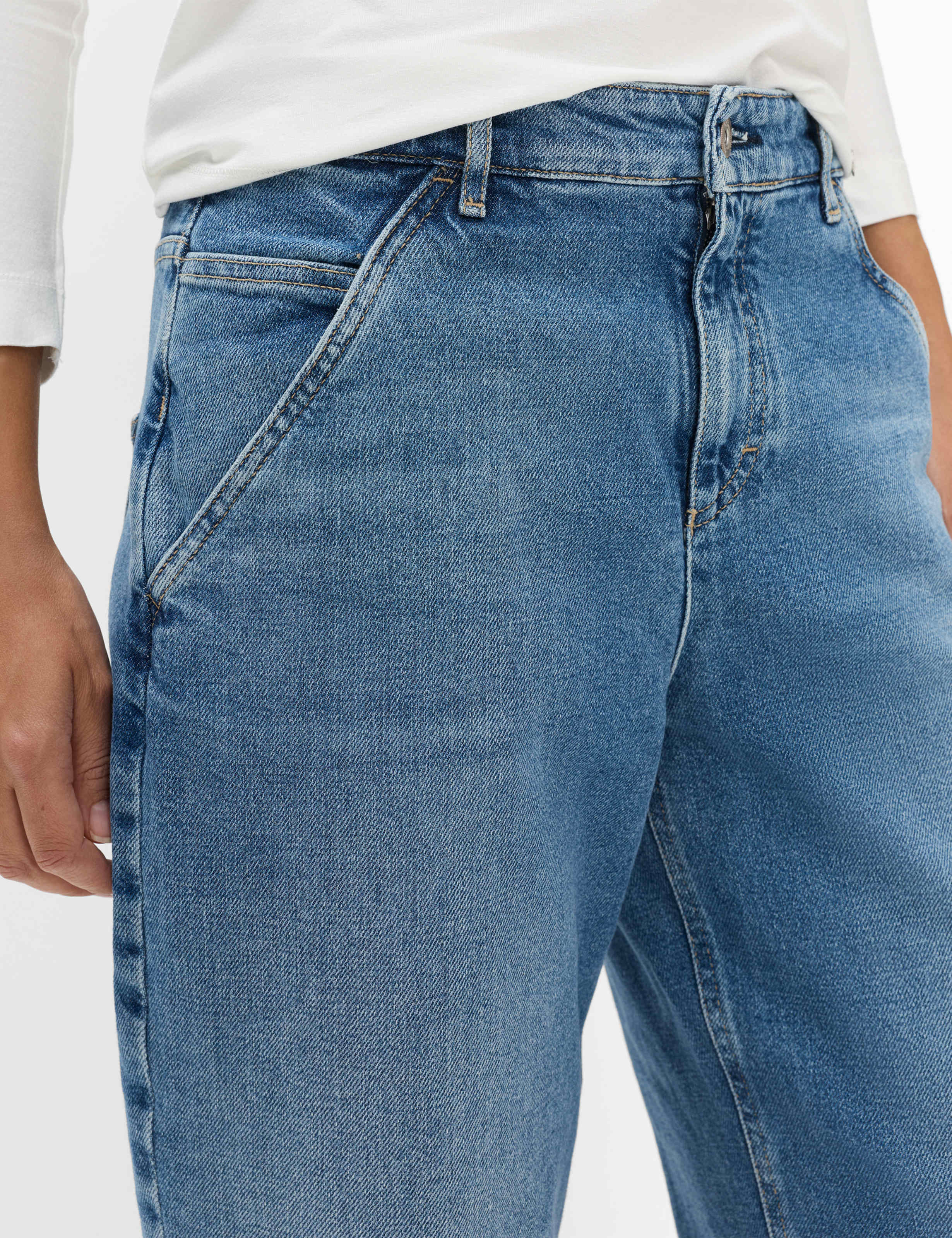 Damen Style MEGAN S Denim Hellblau Barrel Fit Detail 2