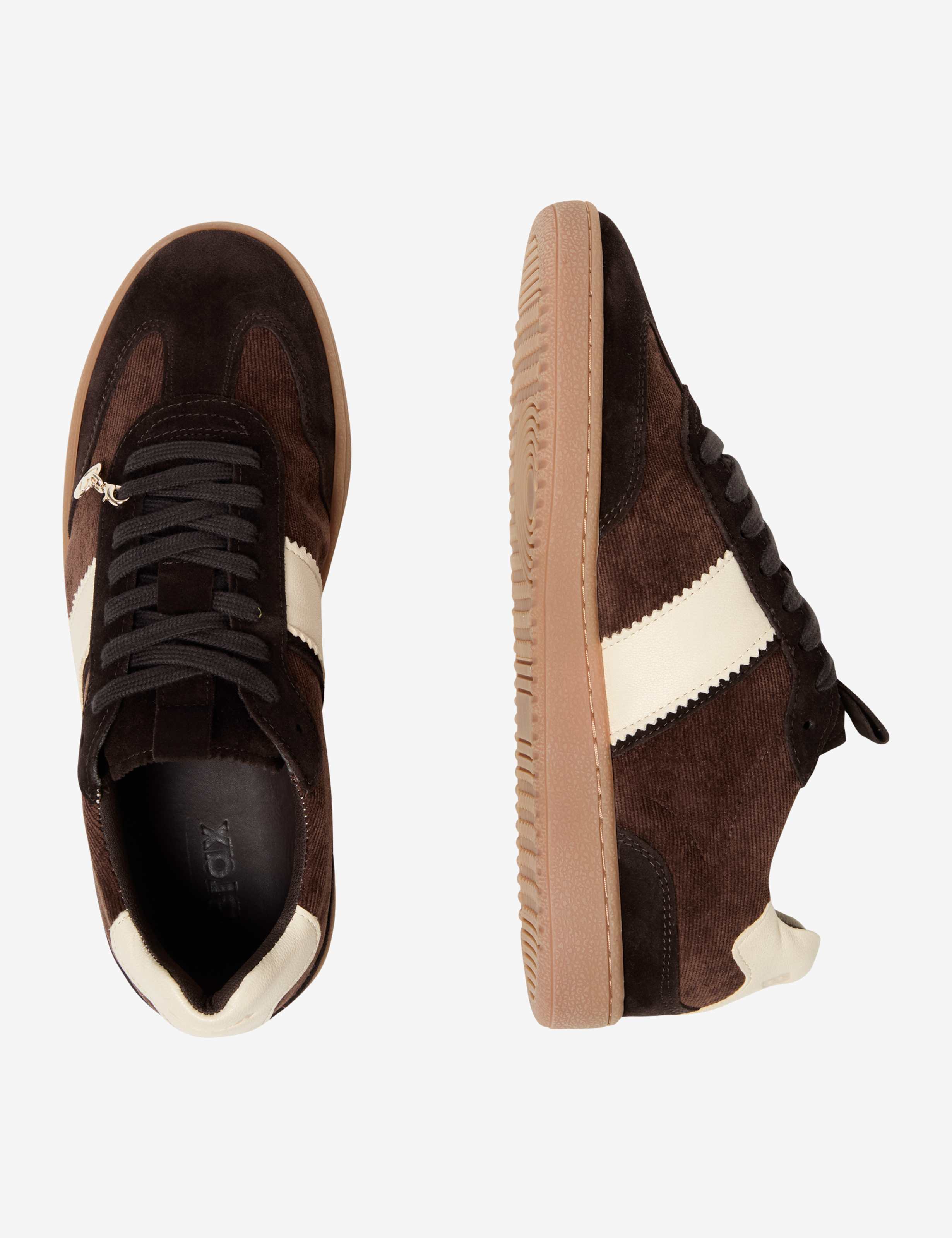 Femme Style MENINA Marron Foncé  Détourage arrière