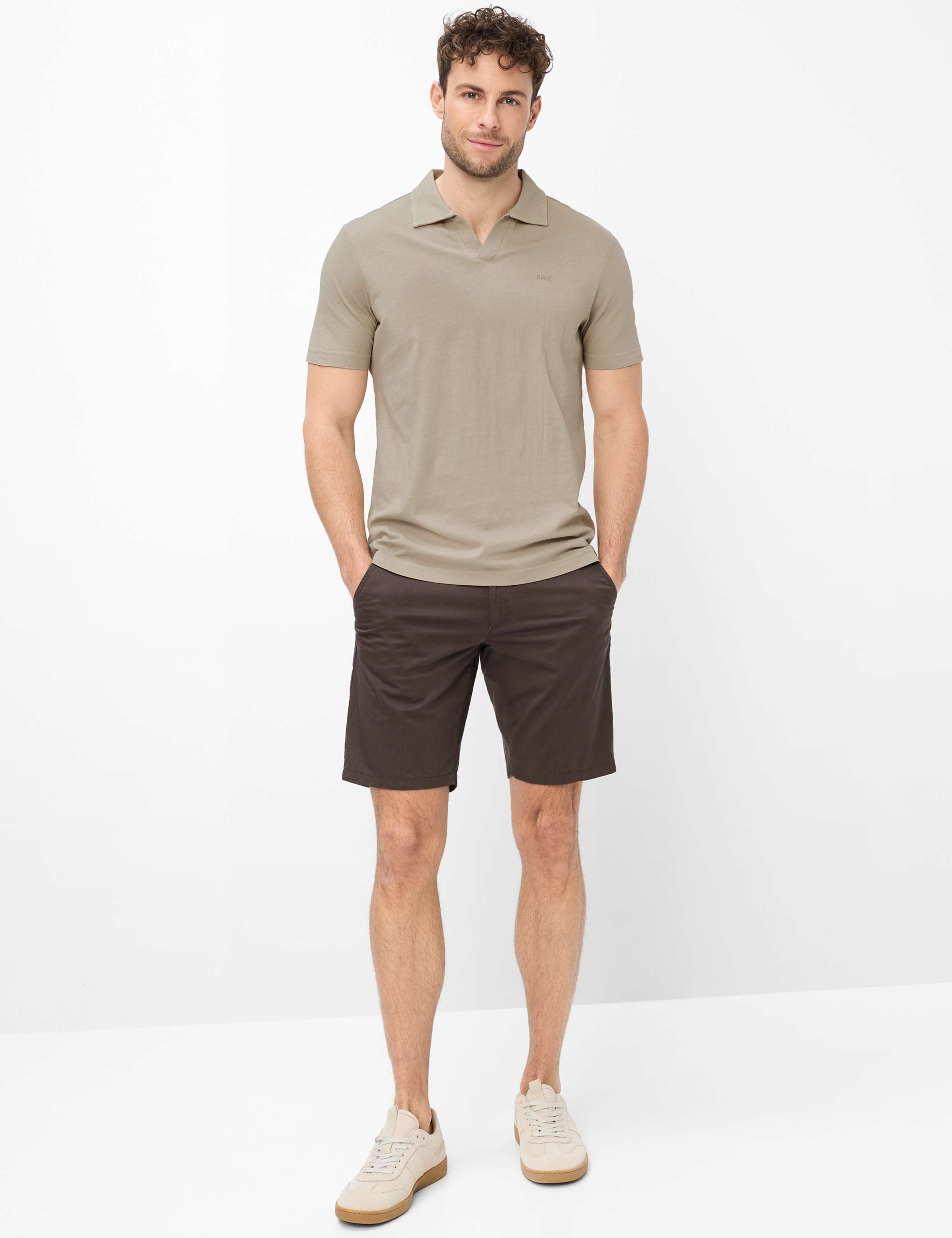 Heren Style PAZ Groen - Khaki  Model outfit