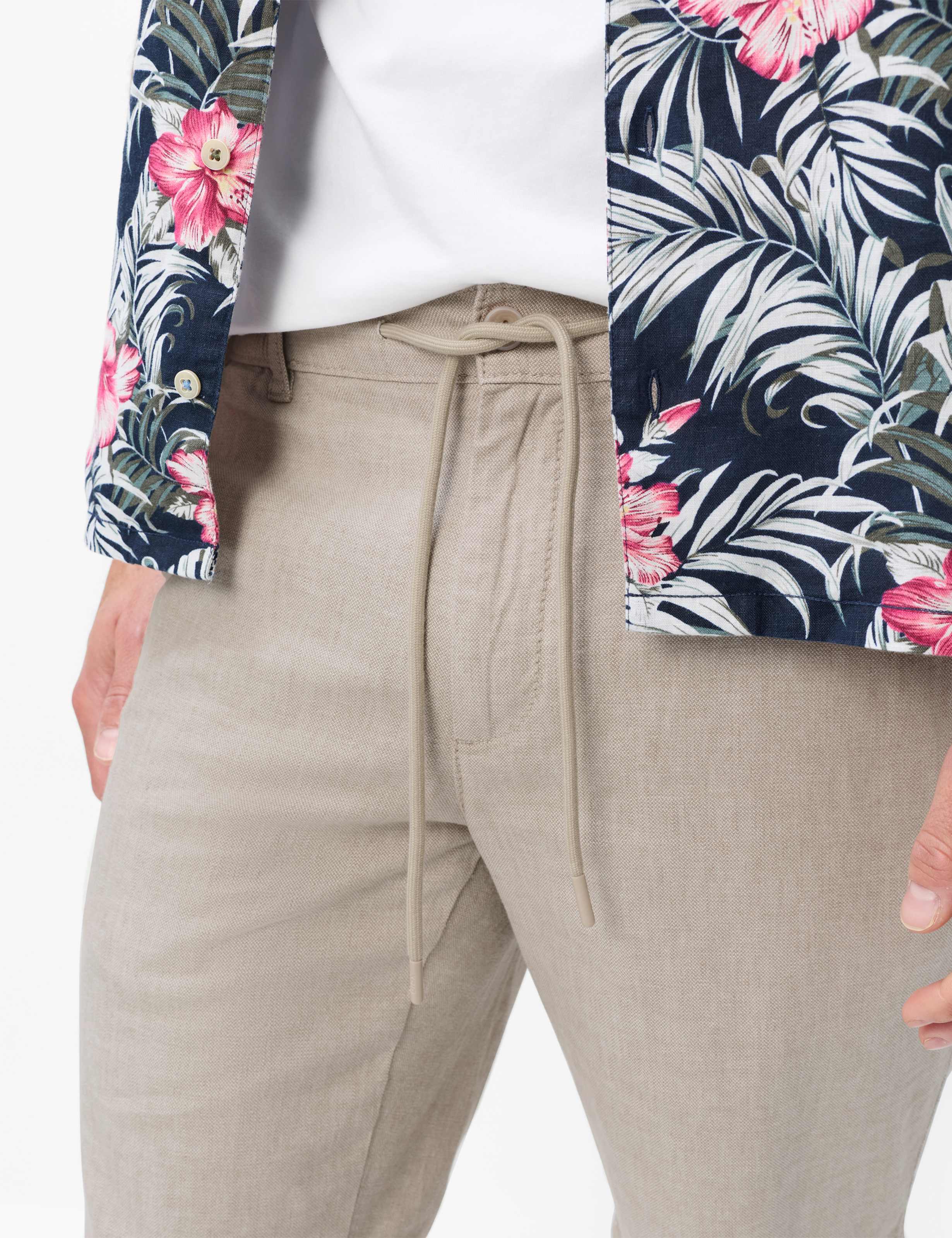 Men Style BALU Light Brown Modern Fit Detail 2