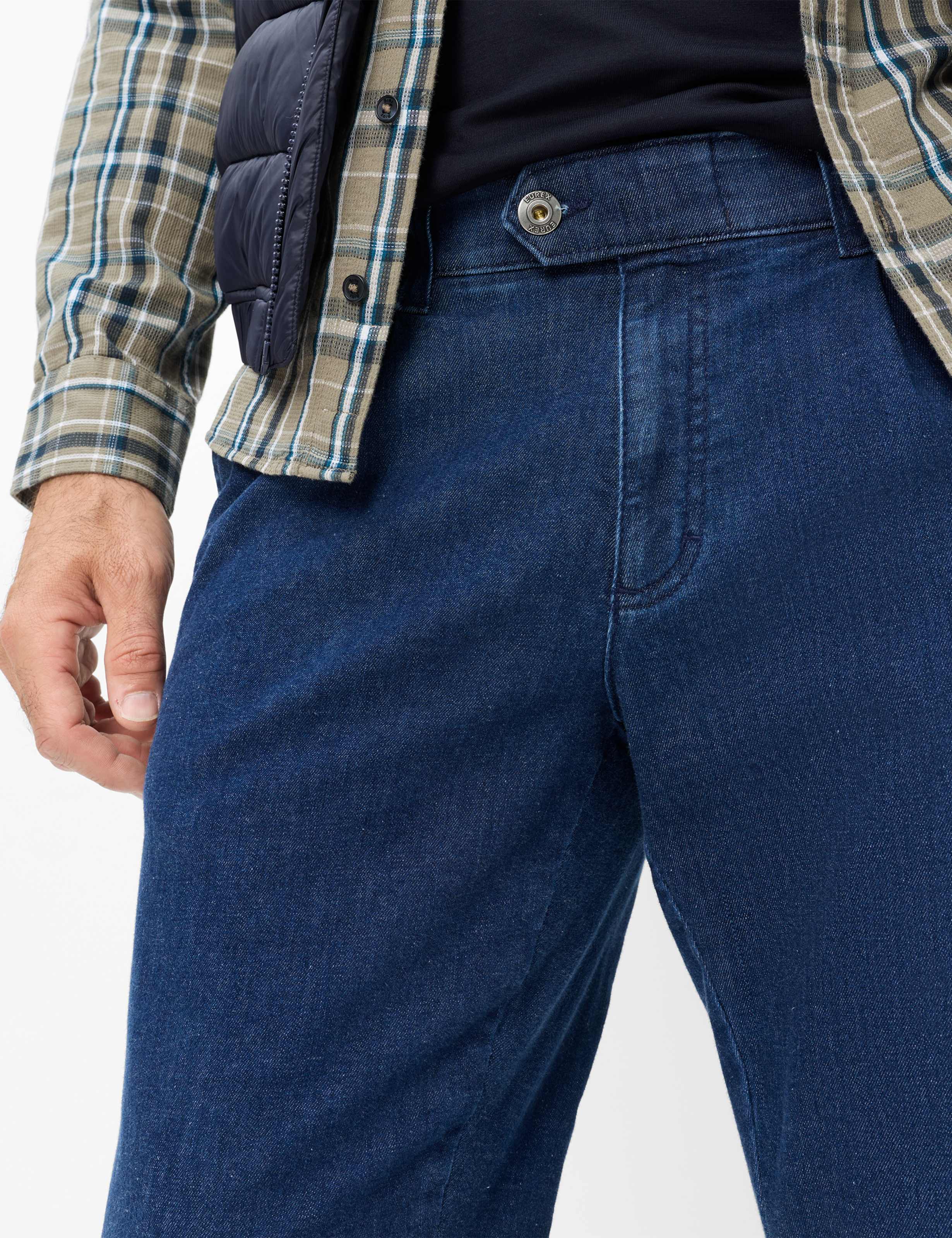 Herren Style FRED Denim Blau Regular Fit Detail 2