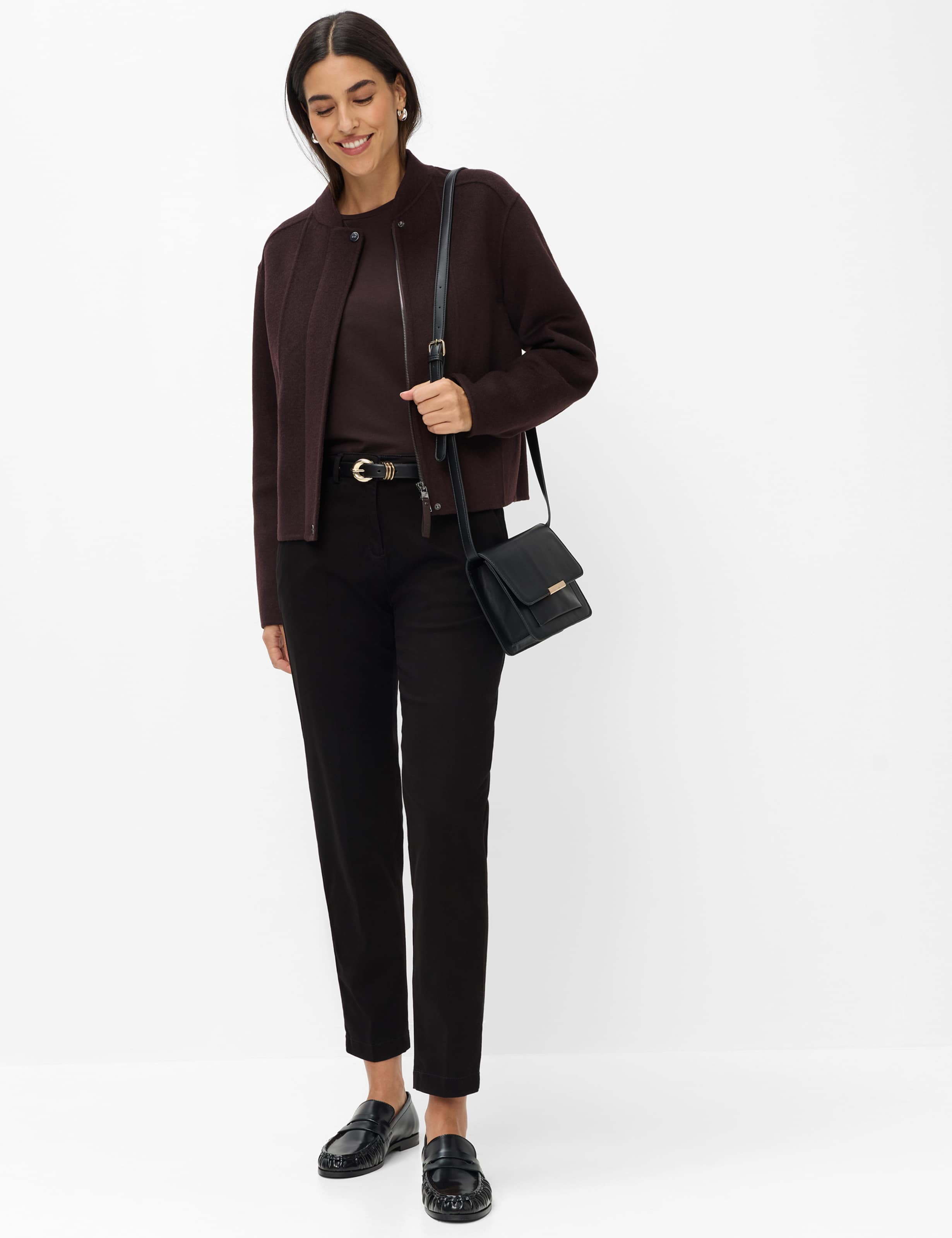 Dames Style MARON S Zwart Regular Fit Model outfit