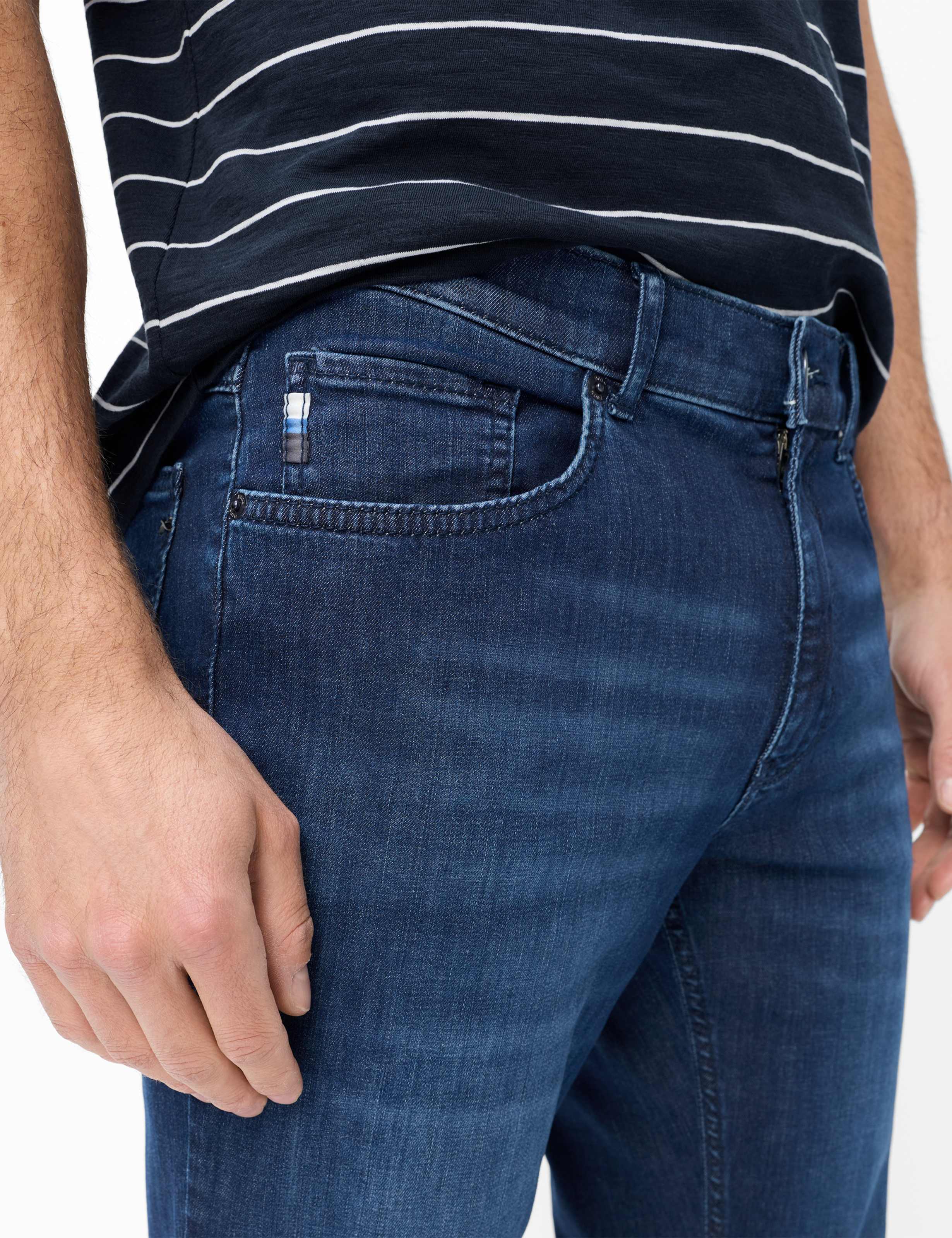 Men Style COOPER Dark Blue Regular Fit Detail 2